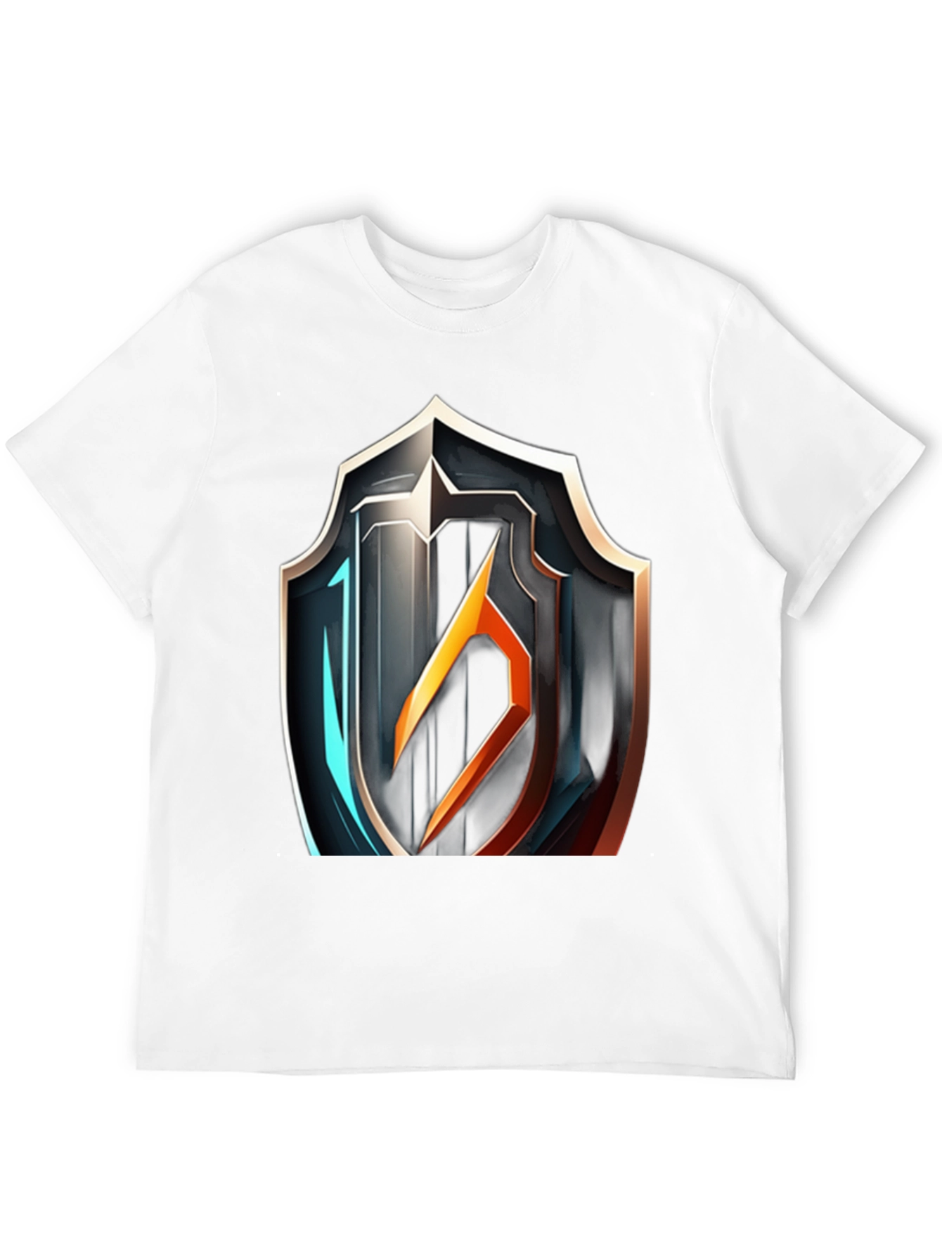 Shield Graphic Tee - Modern Armor Design