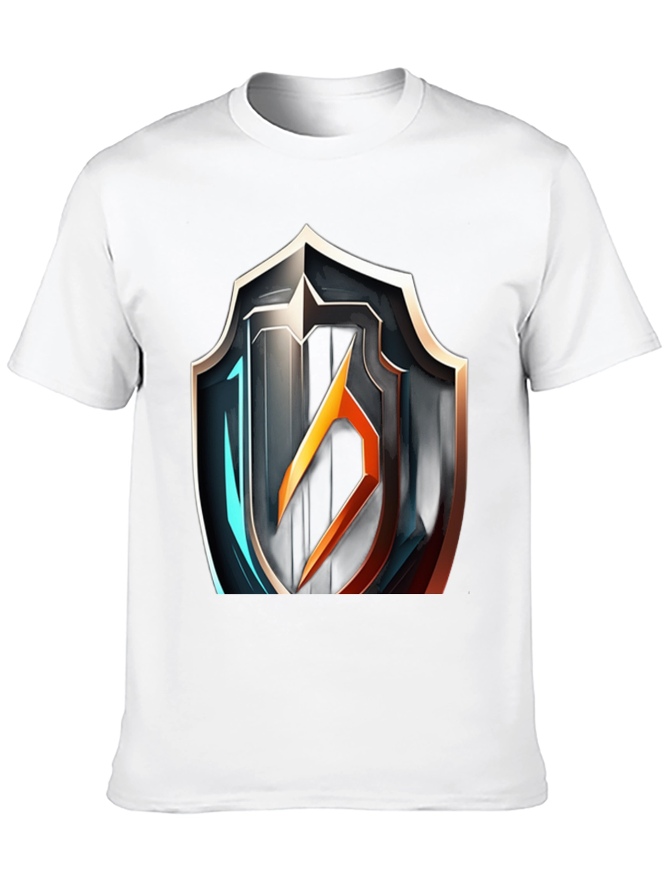 Shield Graphic Tee - Modern Armor Design