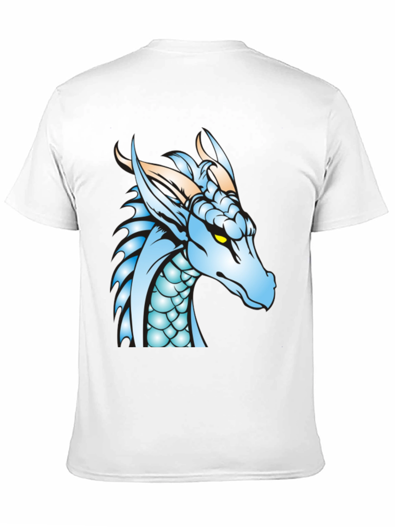 Dragon Graphic Tee - Black Cotton T-Shirt