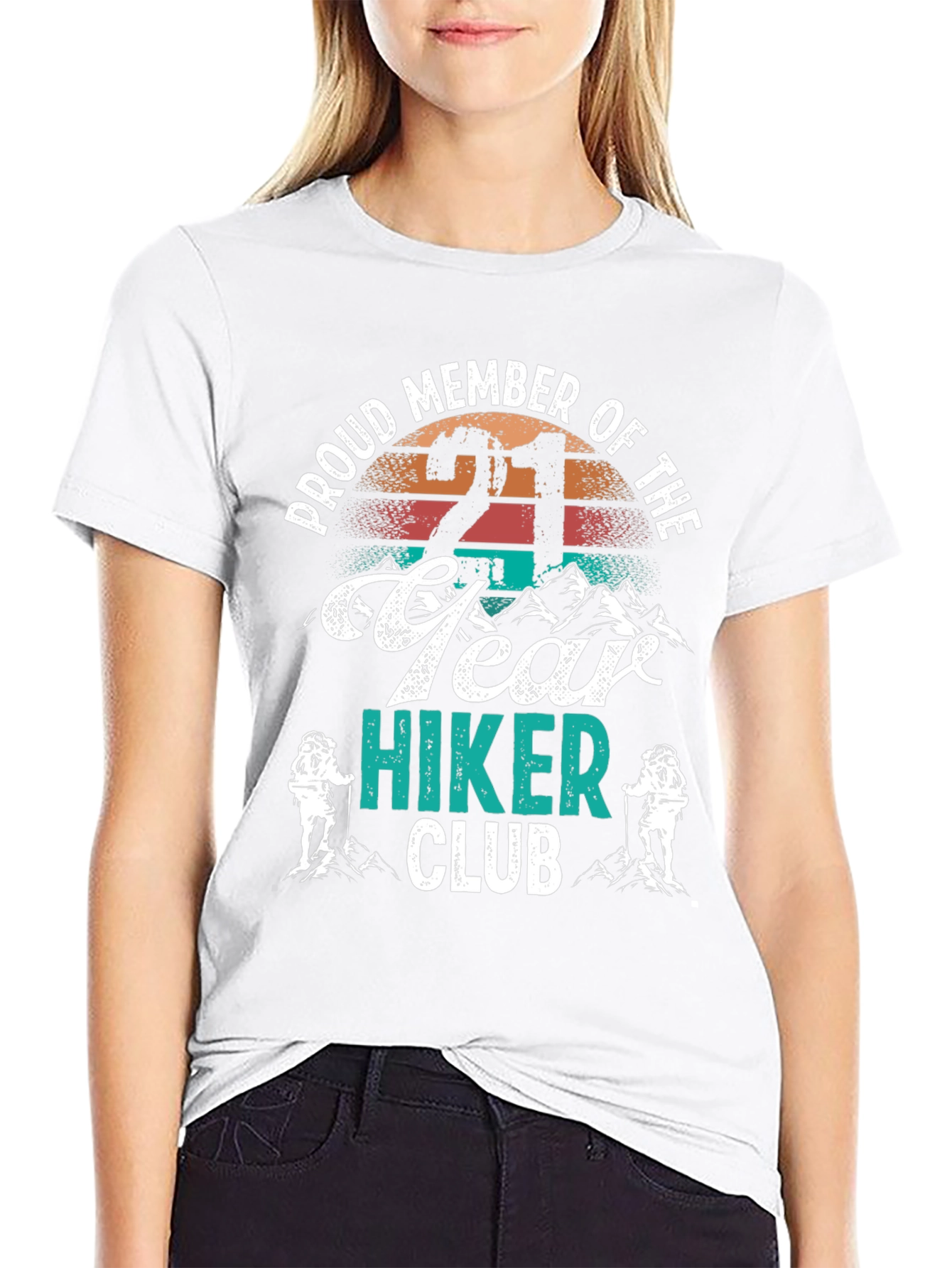 Proud 21 Year Hiker Club T-Shirt