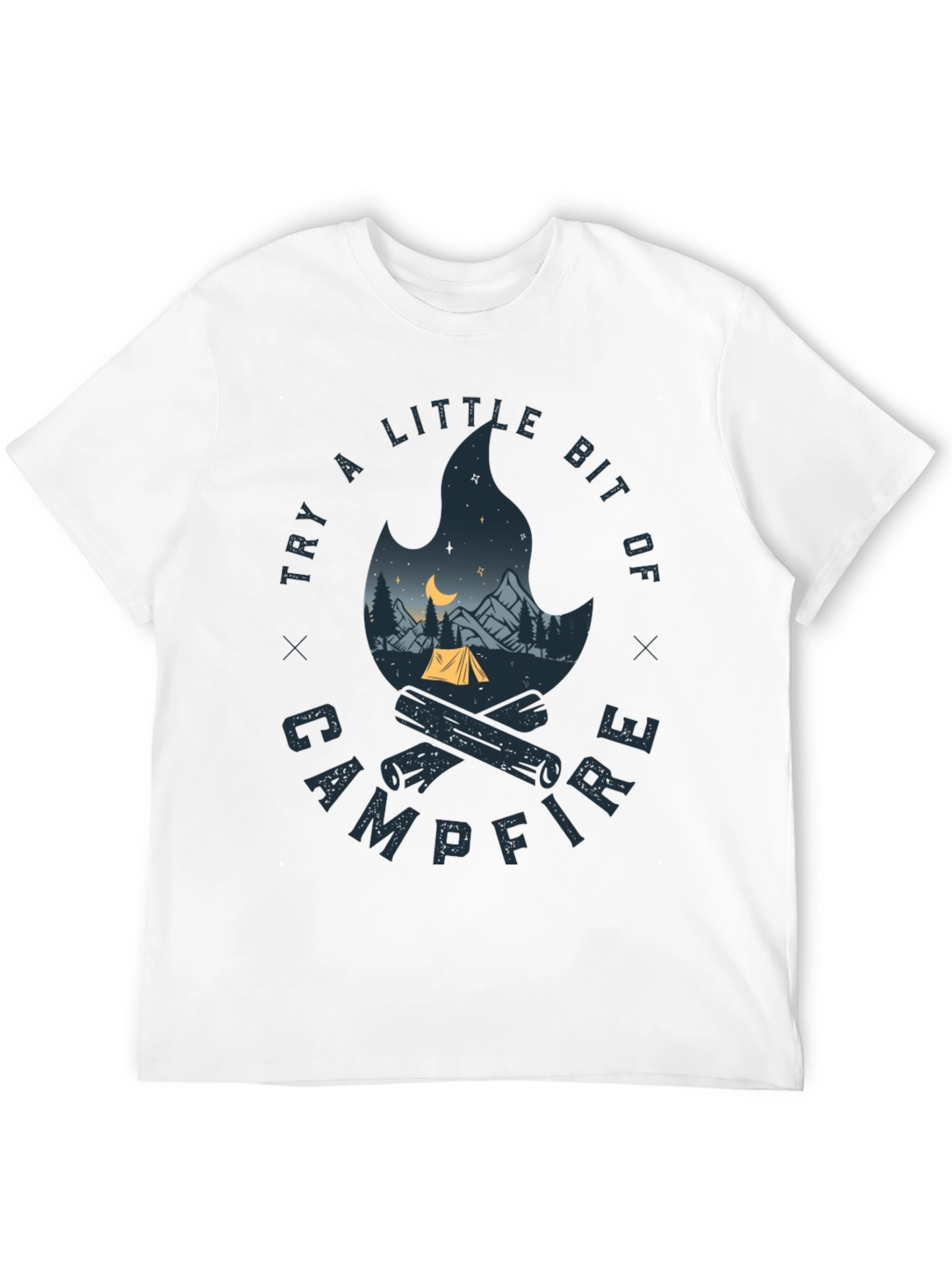 Campfire Graphic Tee - Adventure Awaits