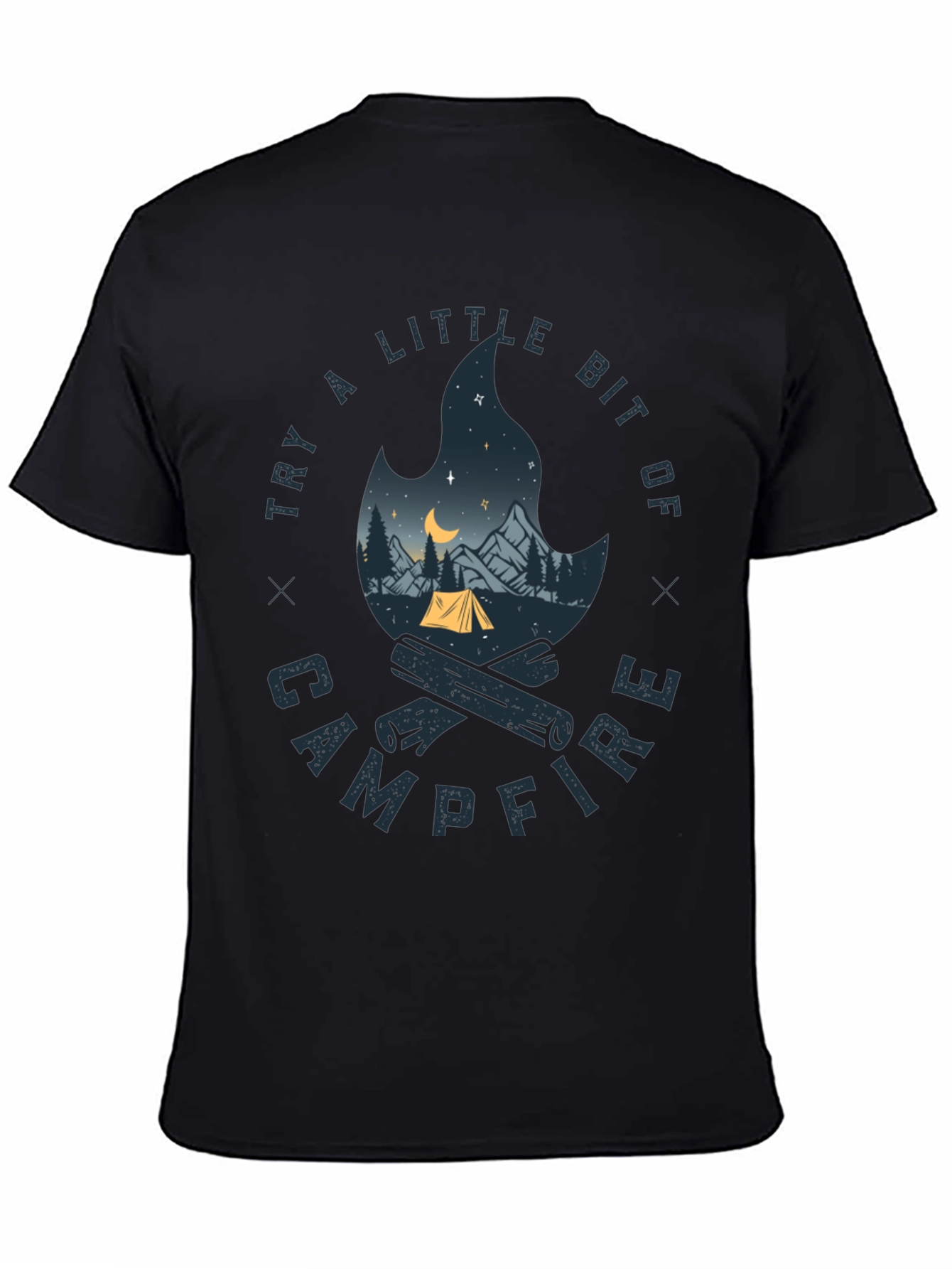 Campfire Graphic Tee - Adventure Awaits