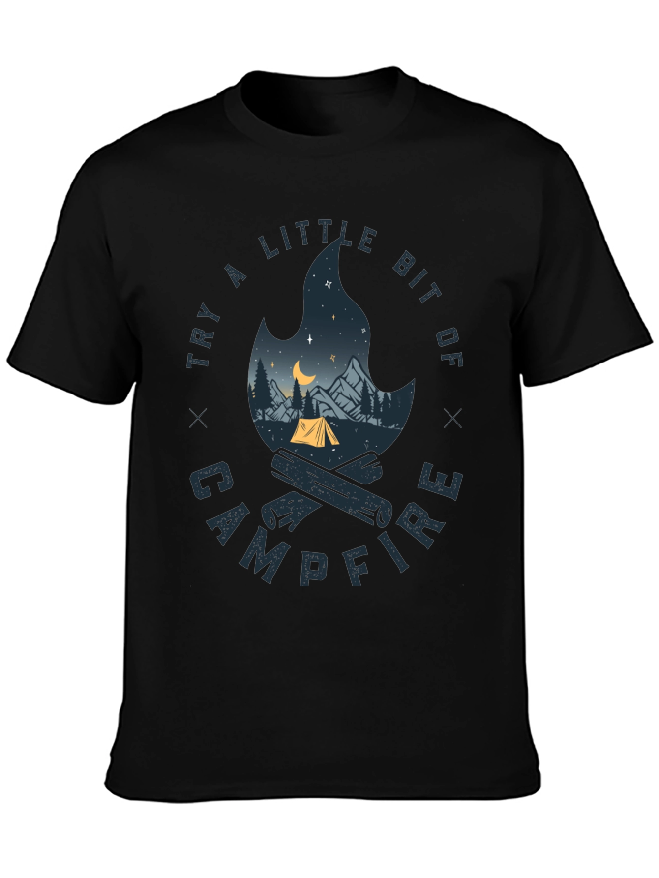 Campfire Graphic Tee - Adventure Awaits