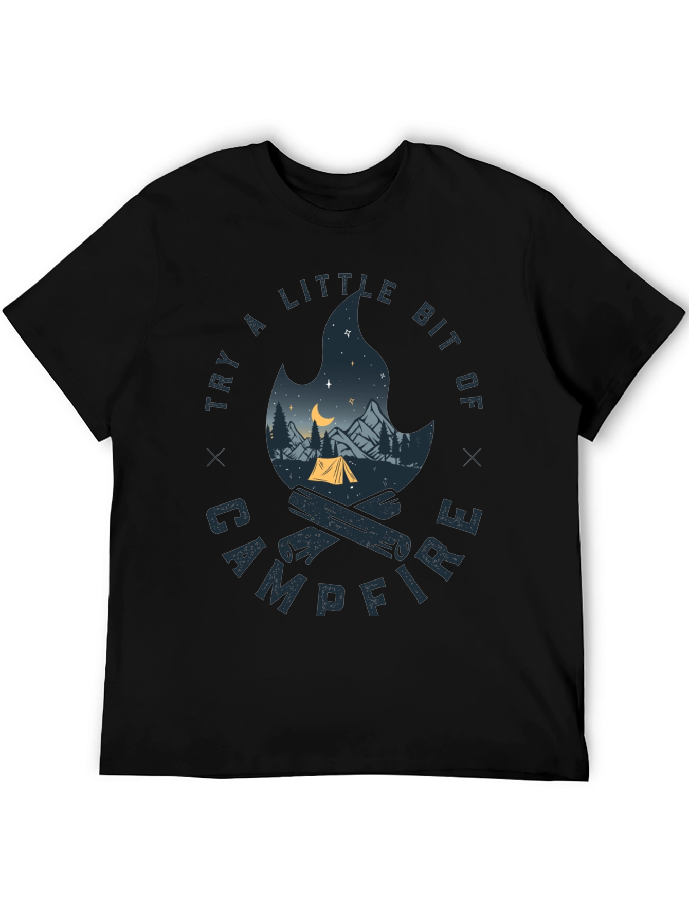 Campfire Graphic Tee - Adventure Awaits