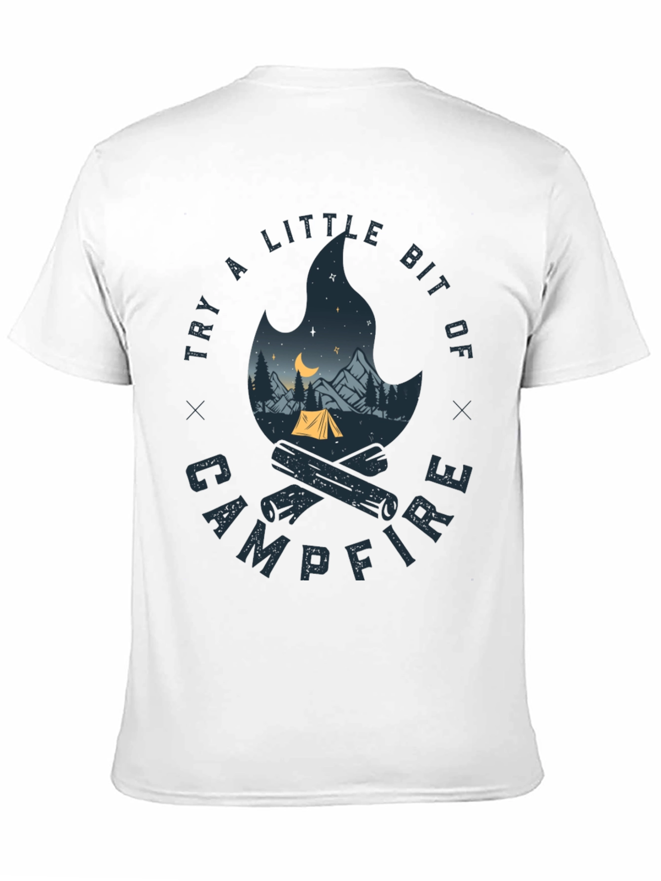 Campfire Graphic Tee - Adventure Awaits