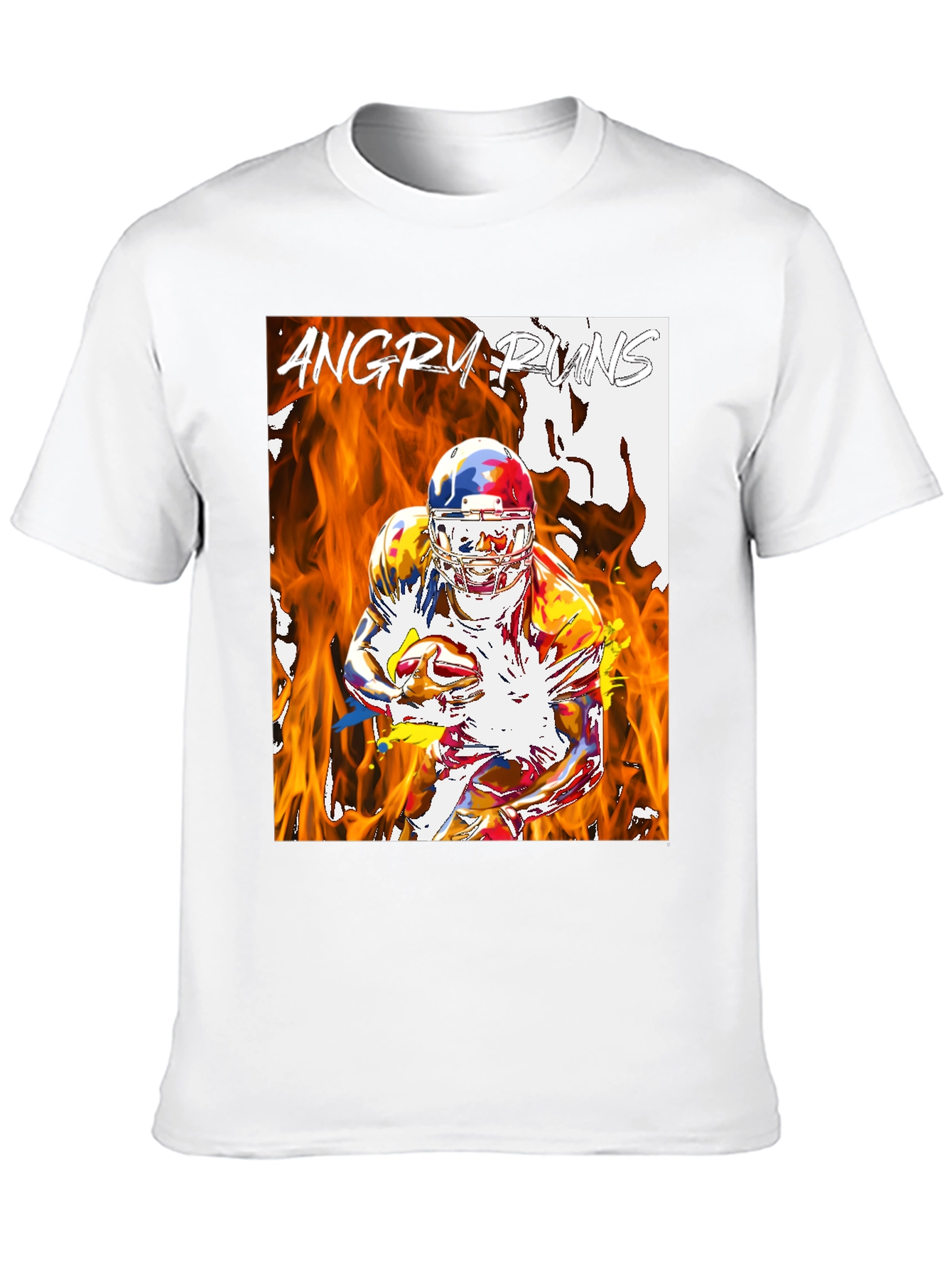 Angry Runs Football Graphic T-Shirt