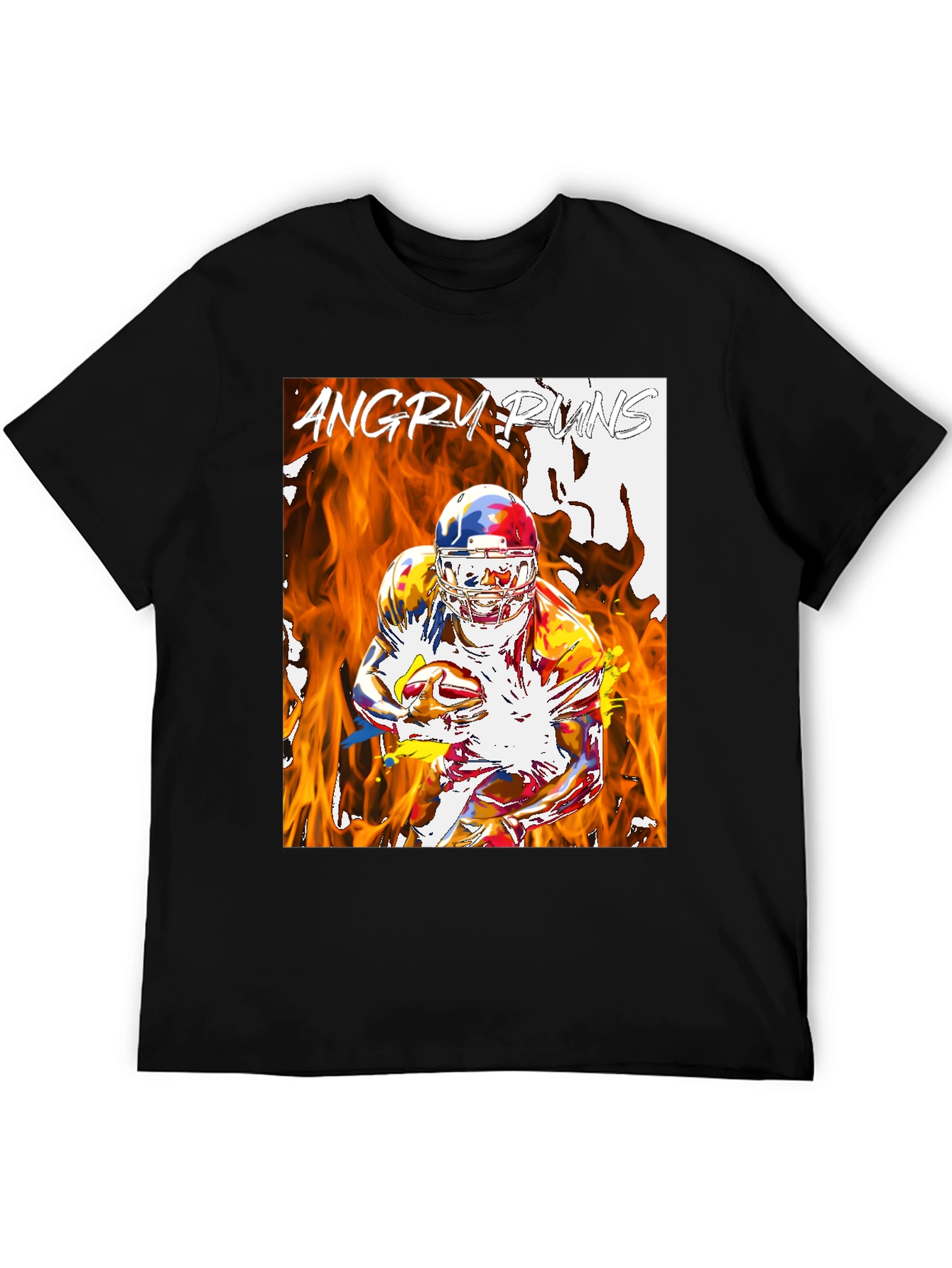 Angry Runs Football Graphic T-Shirt