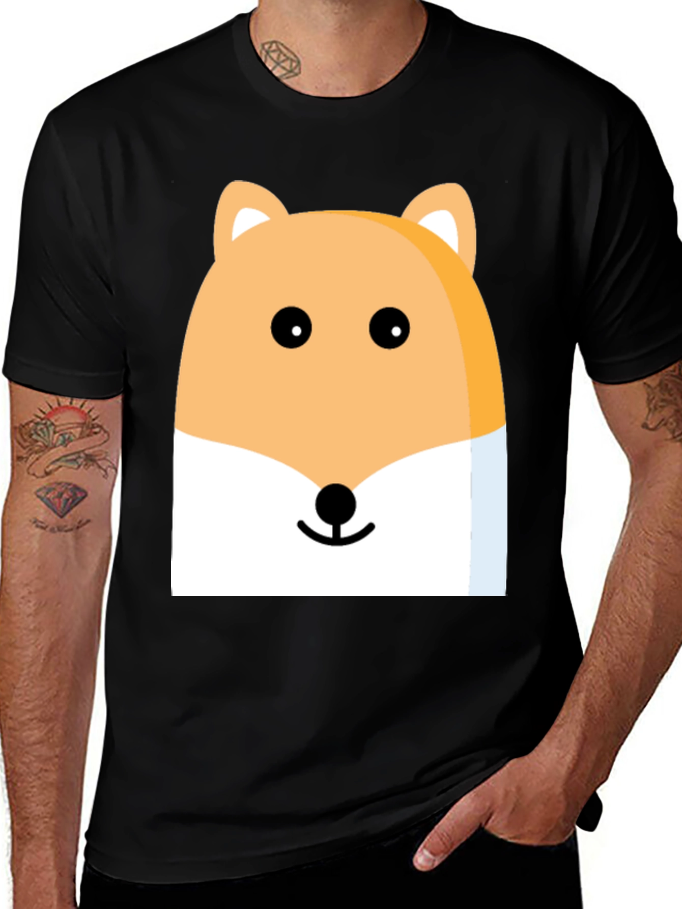 Cute Cartoon Animal Graphic Tee