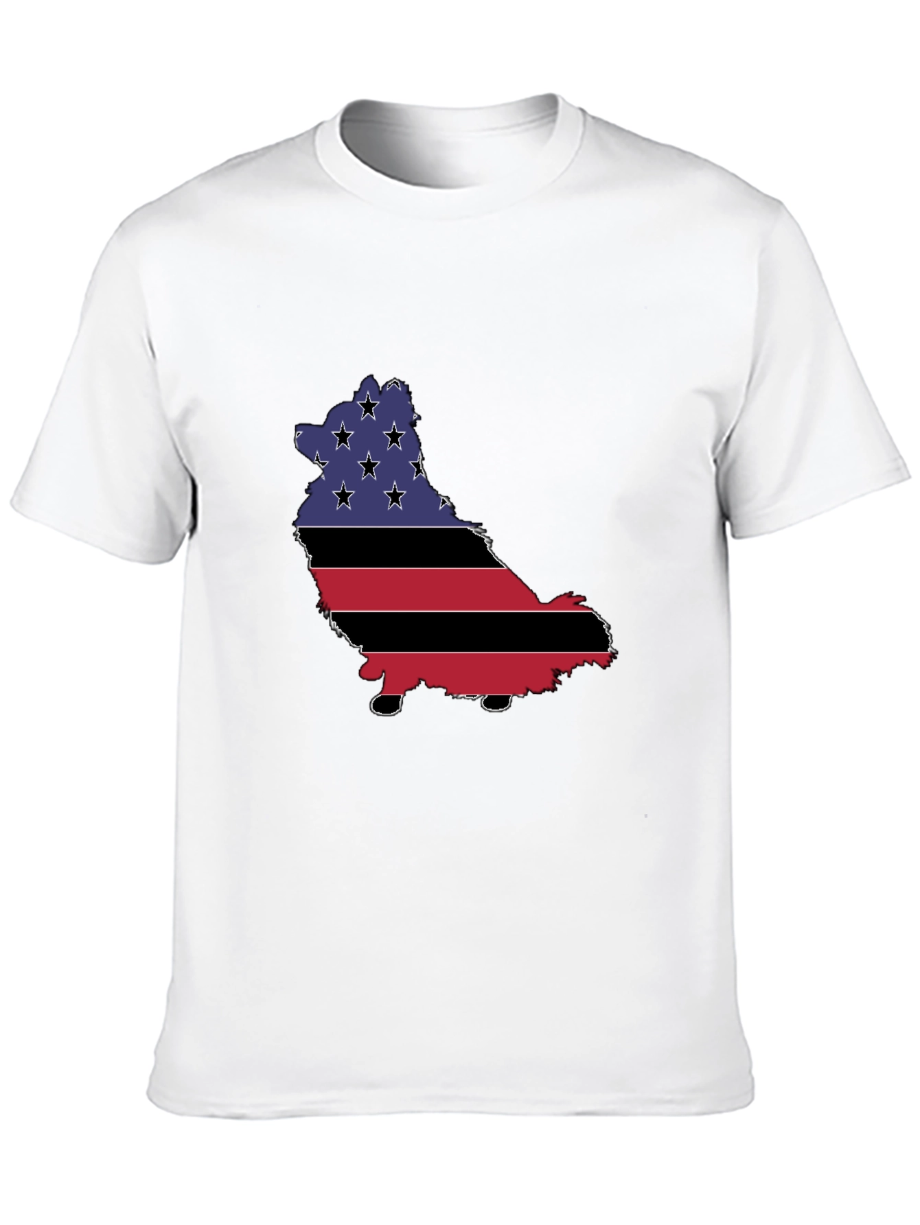 Patriotic Dog Flag T-Shirt – USA Dog Lover Tee