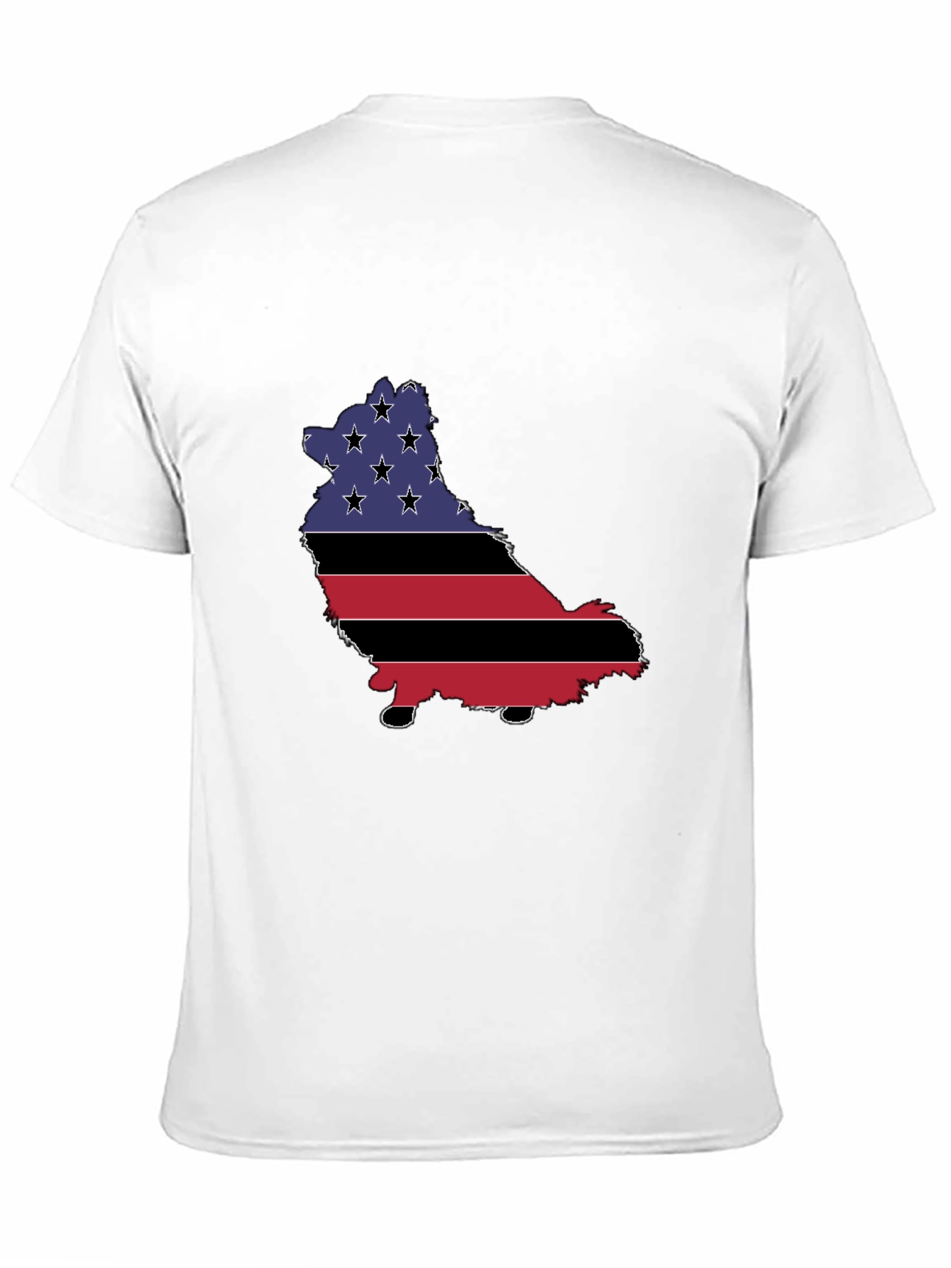 Patriotic Dog Flag T-Shirt – USA Dog Lover Tee