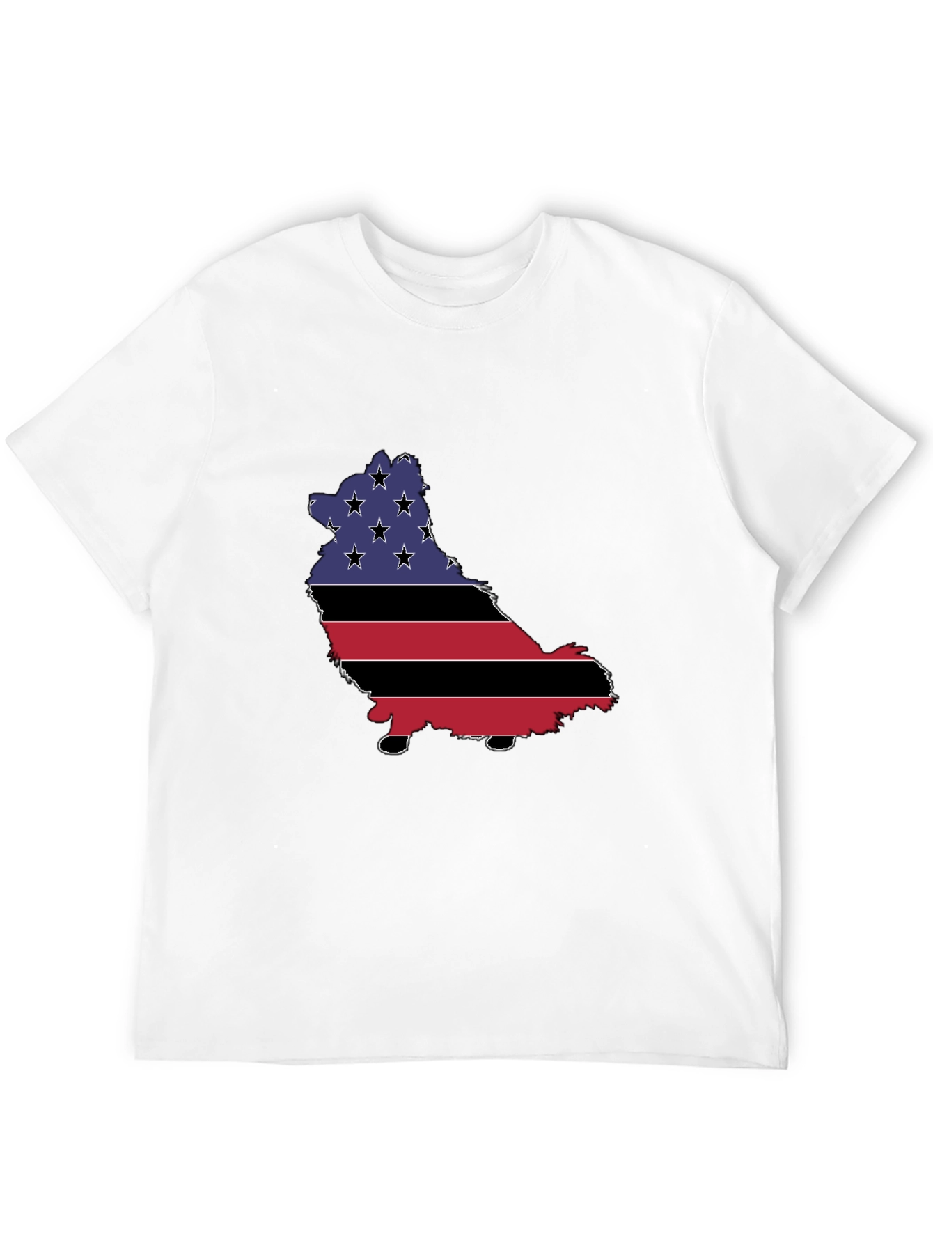 Patriotic Dog Flag T-Shirt – USA Dog Lover Tee