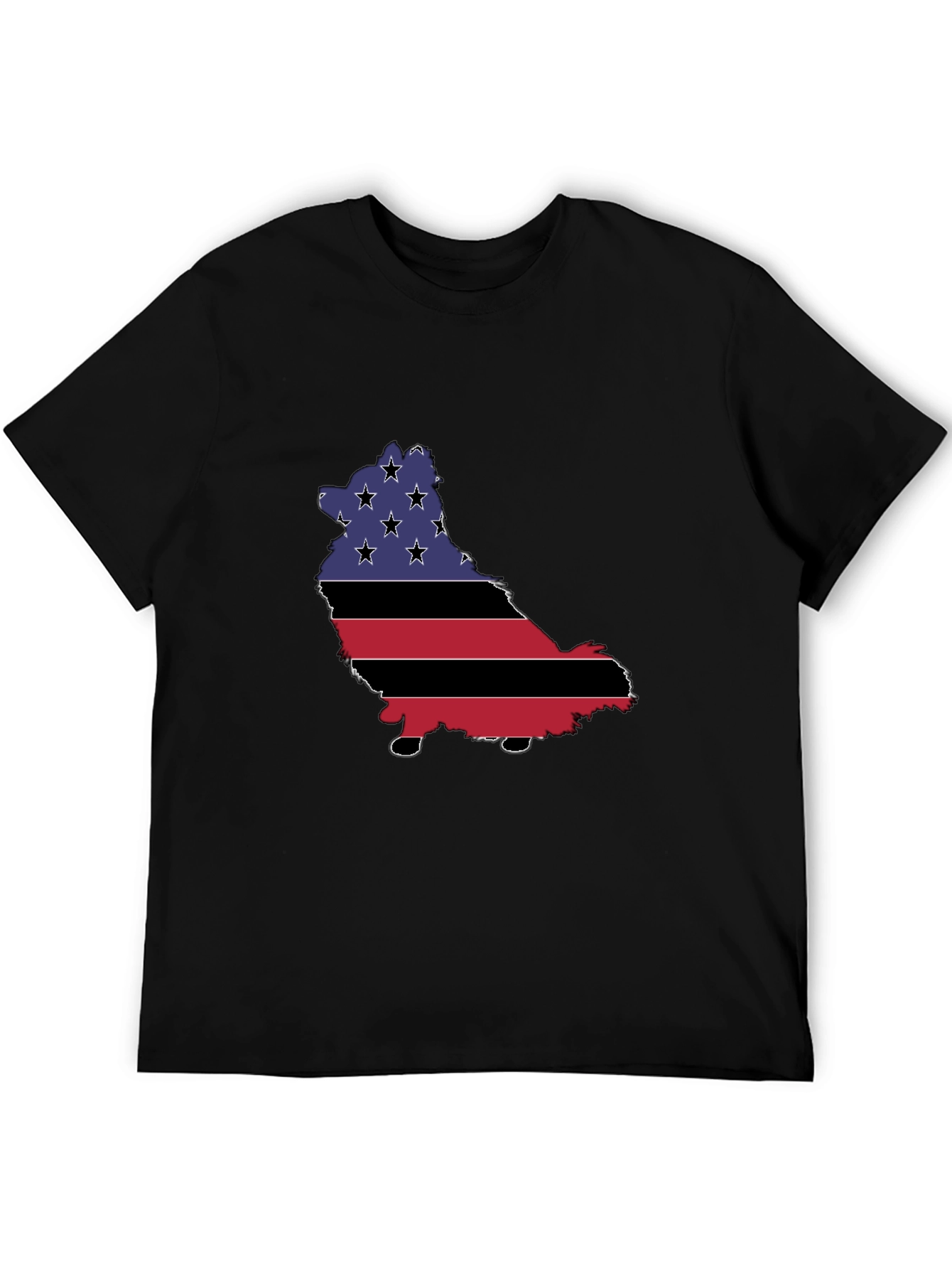 Patriotic Dog Flag T-Shirt – USA Dog Lover Tee