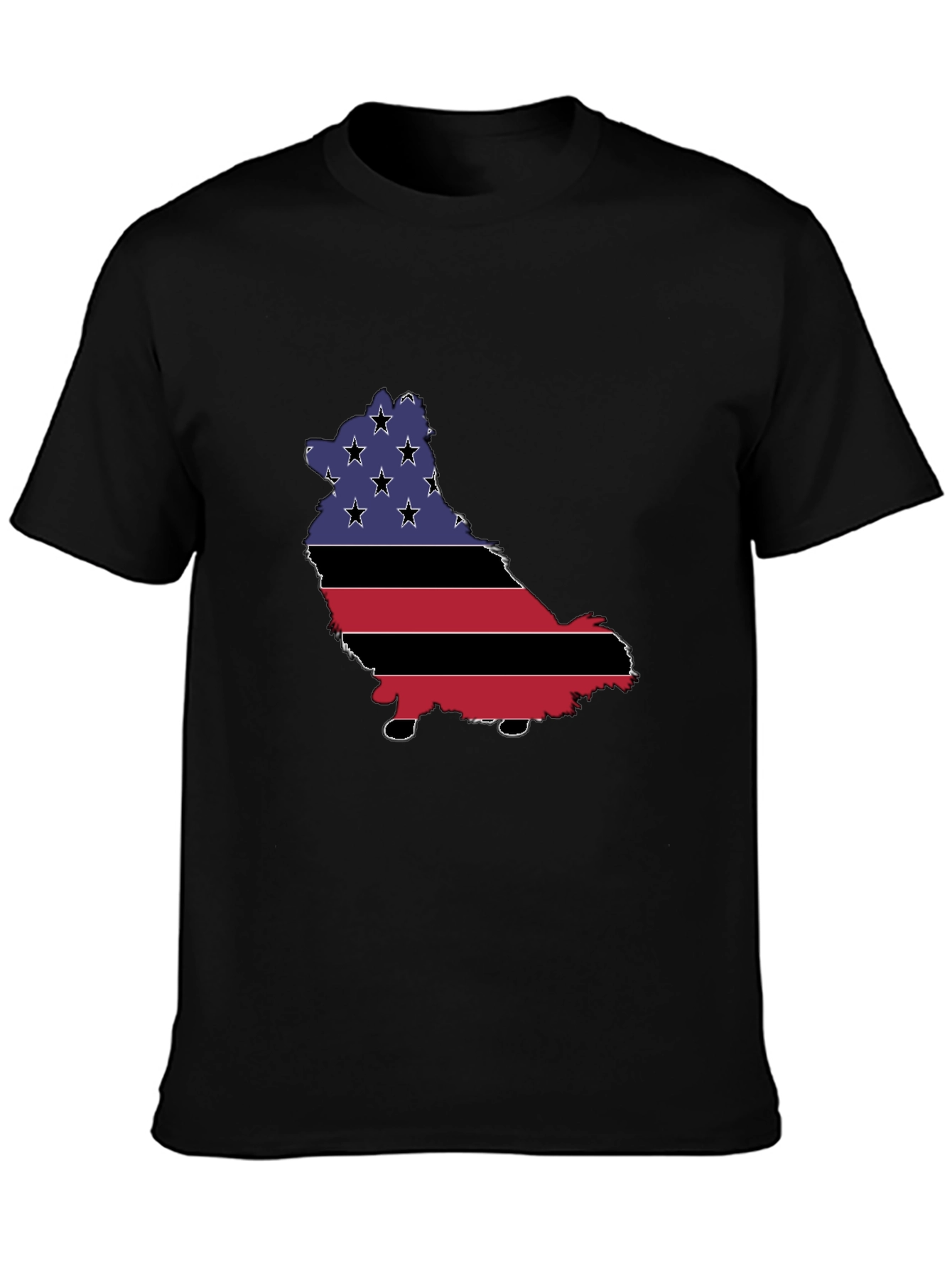 Patriotic Dog Flag T-Shirt – USA Dog Lover Tee