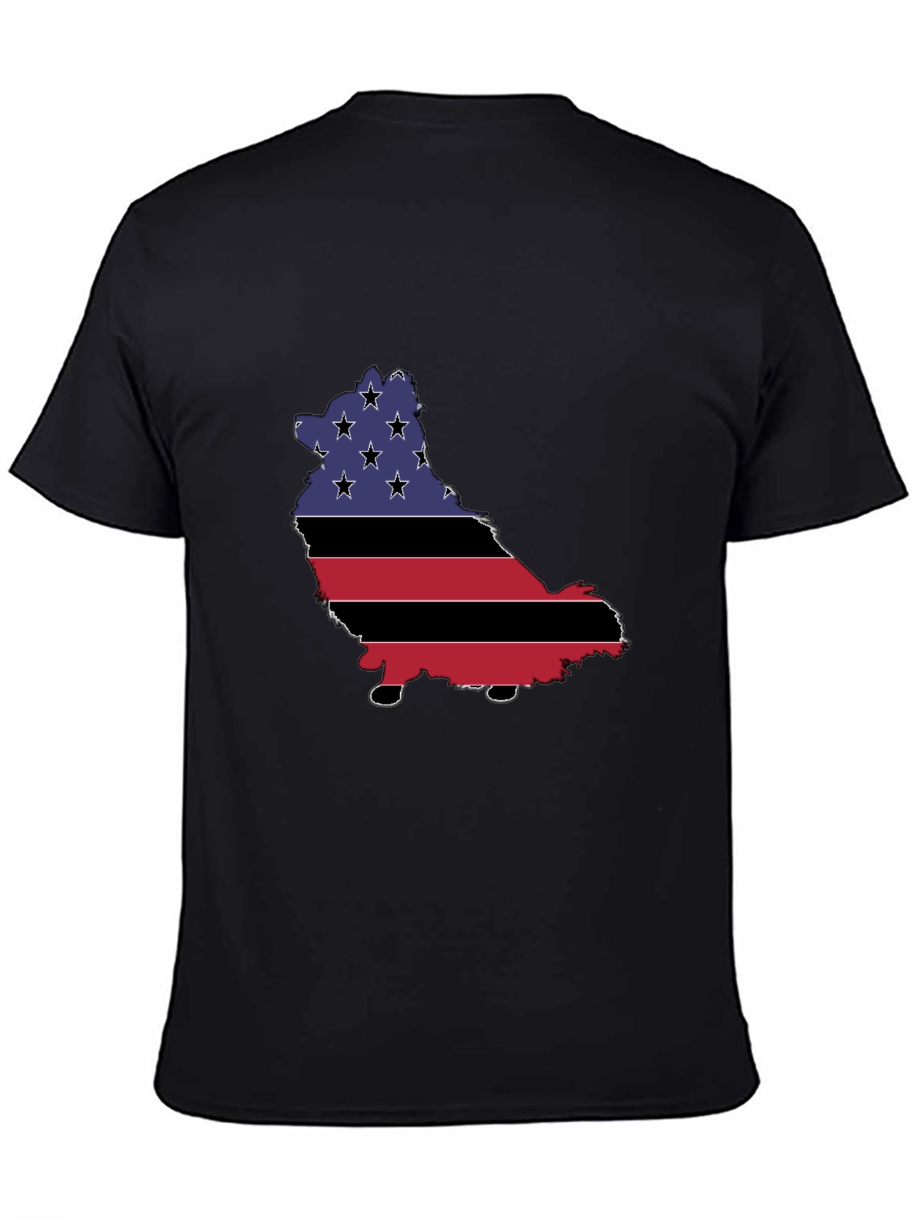 Patriotic Dog Flag T-Shirt – USA Dog Lover Tee