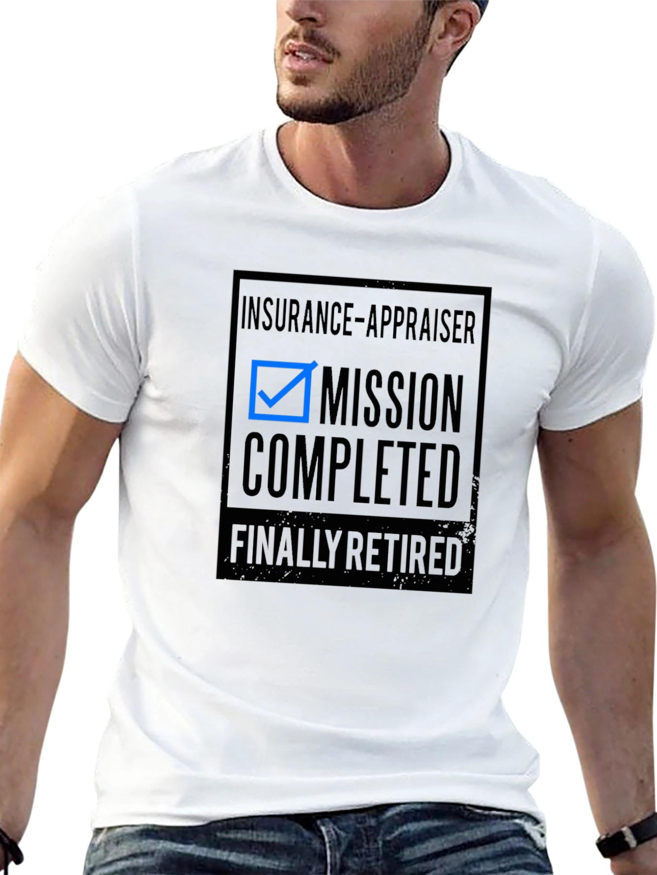 Insurance Appraiser Retirement T-Shirt Mission Complete