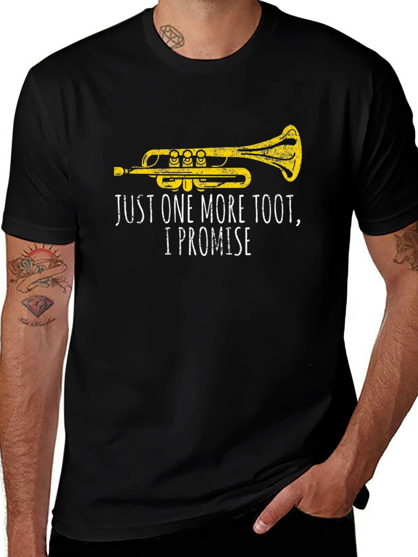 Just One More Toot Trumpet Graphic Tee