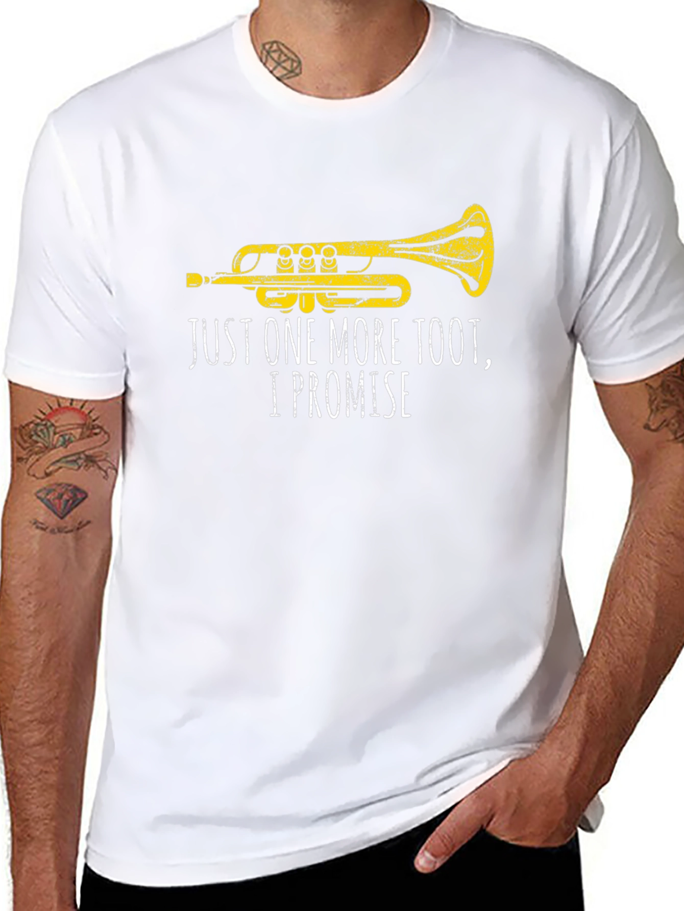 Just One More Toot Trumpet Graphic Tee