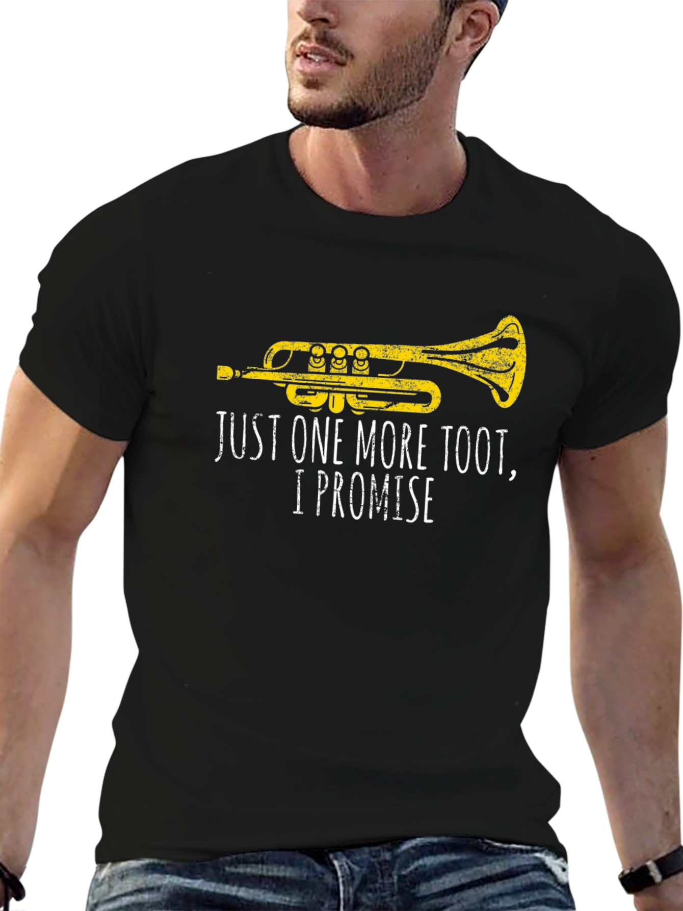 Just One More Toot Trumpet Graphic Tee
