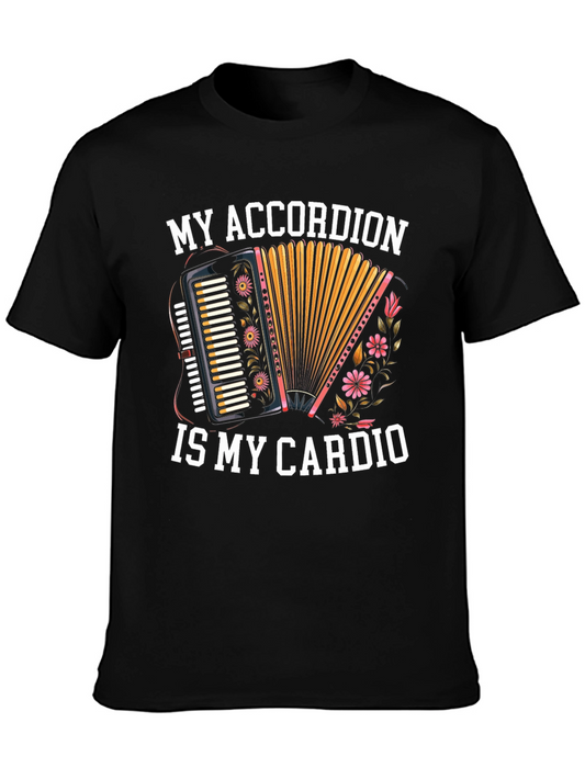 Accordion Cardio T-Shirt - Music Lover Tee
