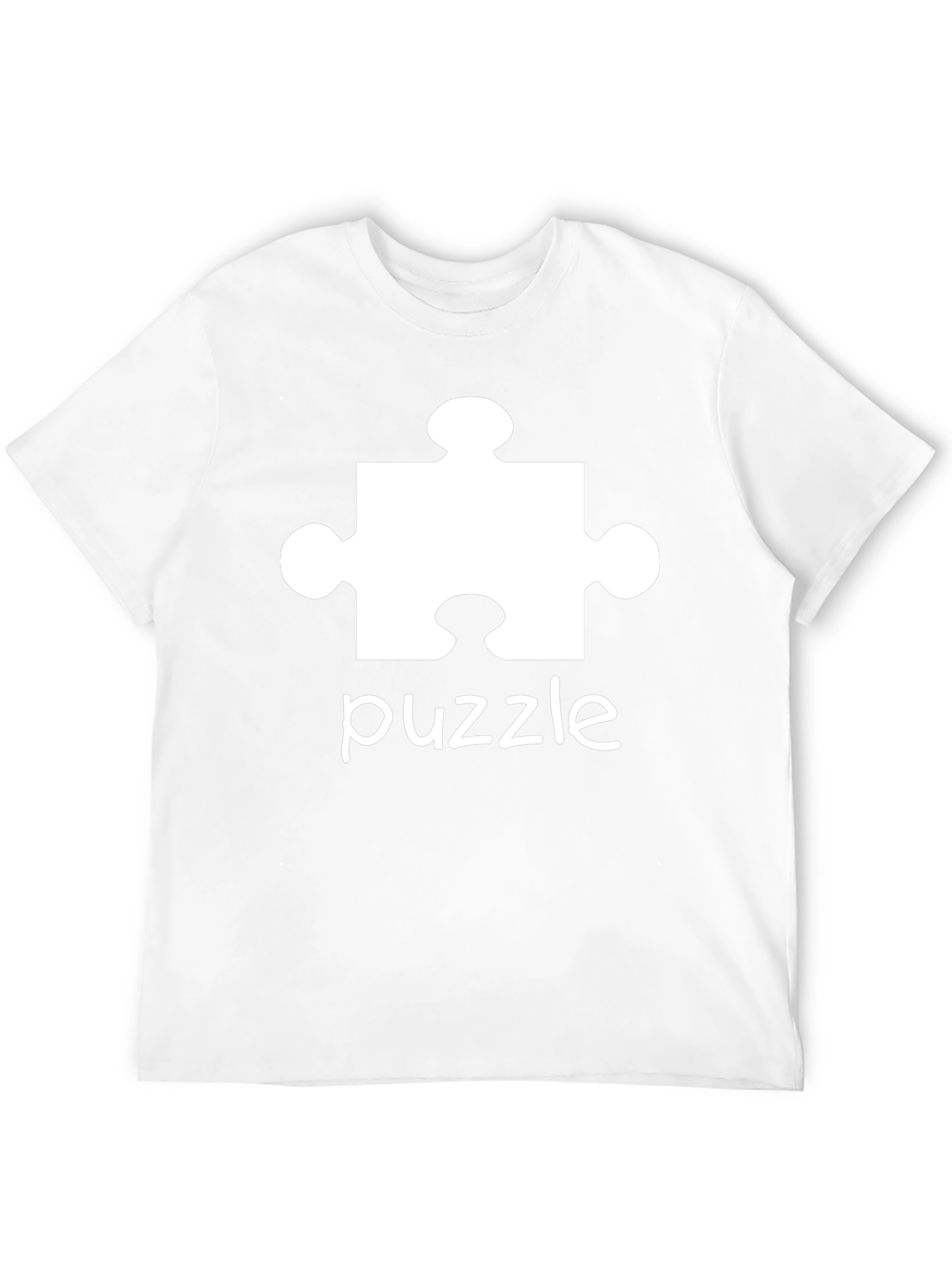Puzzle Piece Graphic Tee - Autism Awareness Shirt