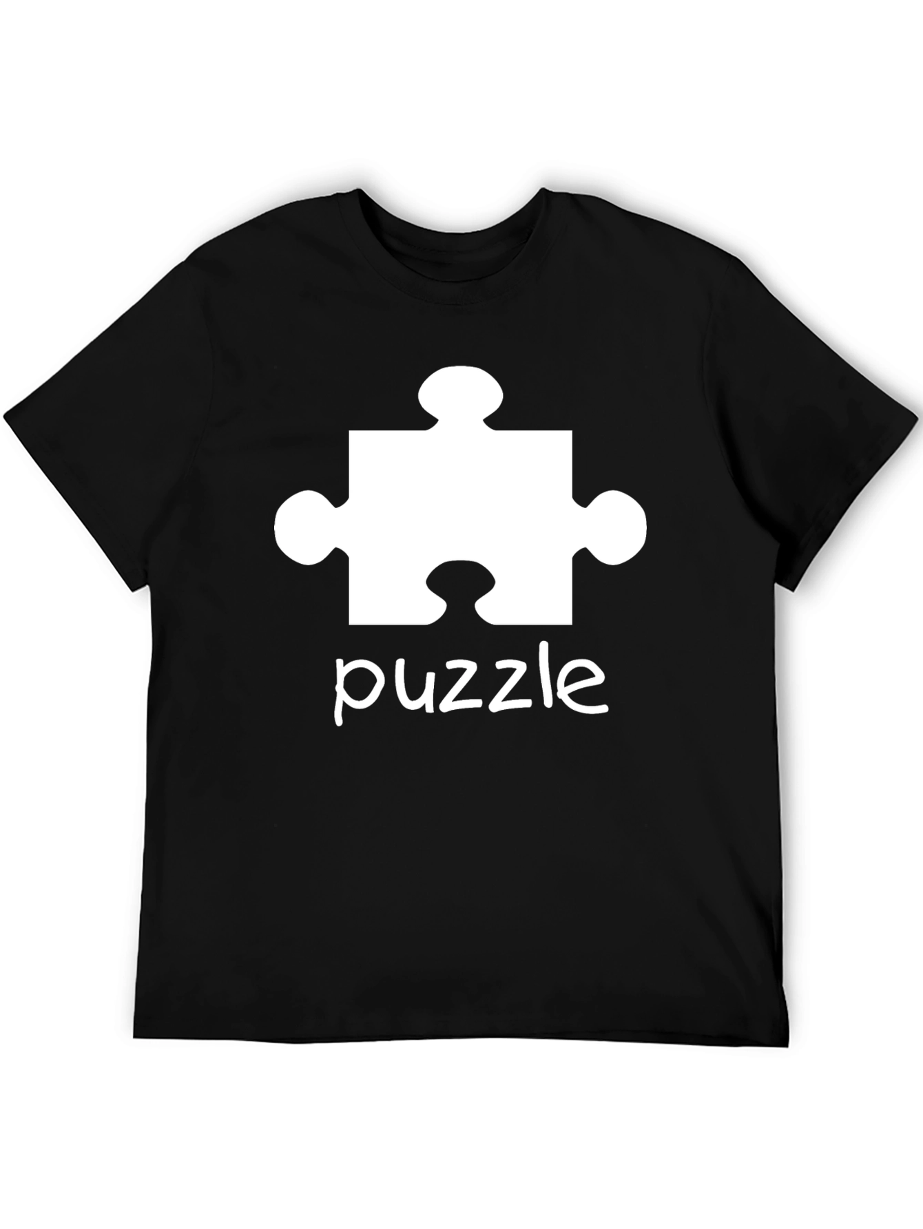 Puzzle Piece Graphic Tee - Autism Awareness Shirt