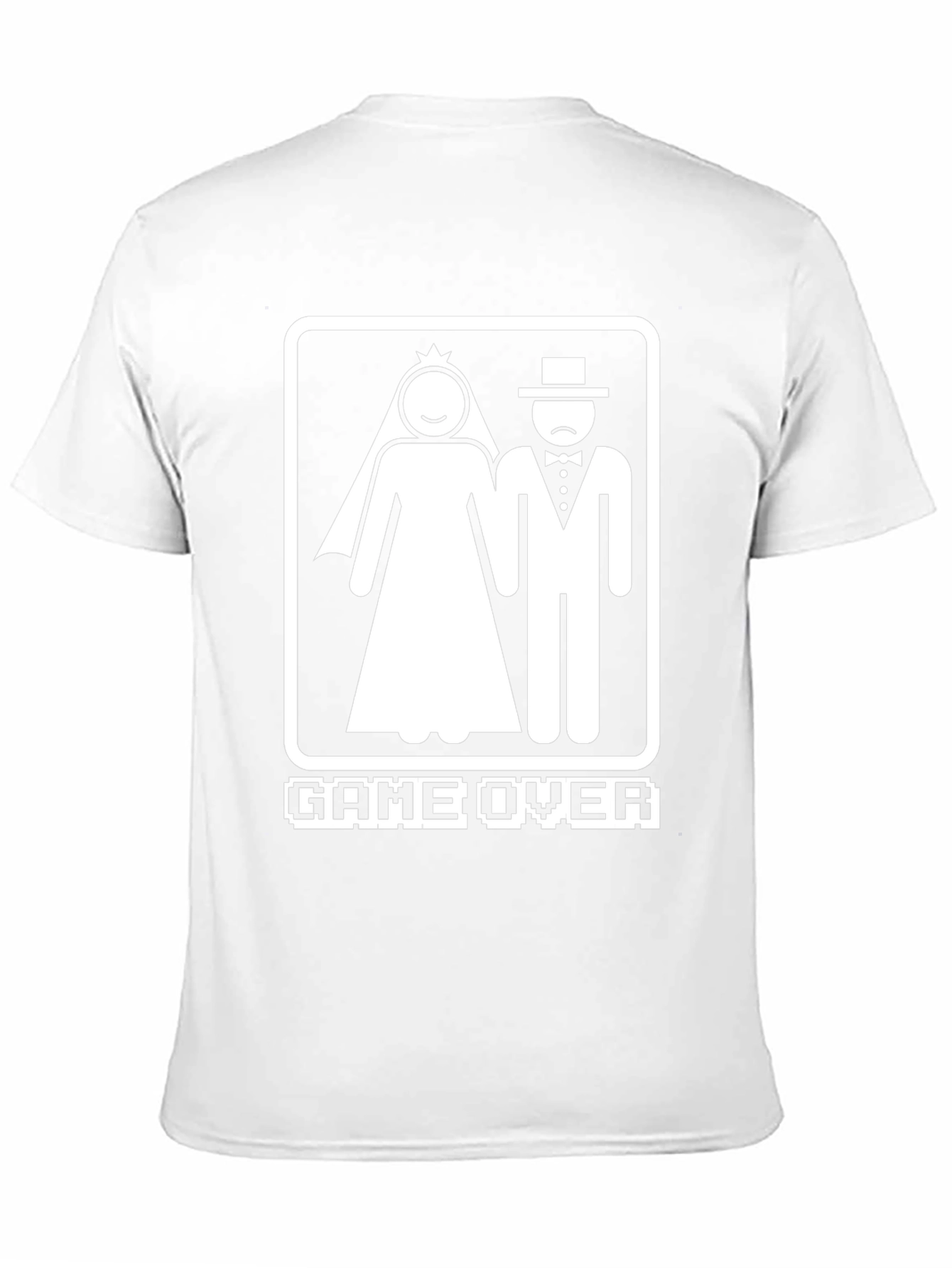 Game Over Wedding Black T-Shirt