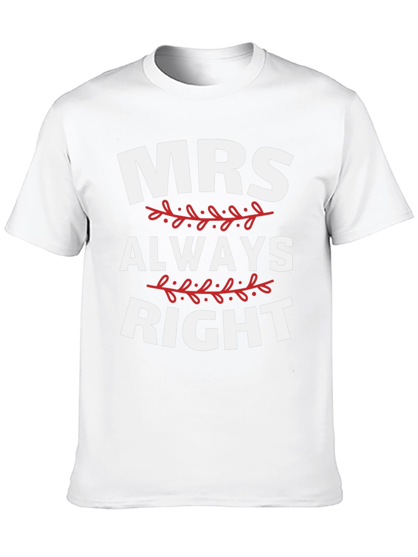 Mrs. Always Right Black Graphic Tee