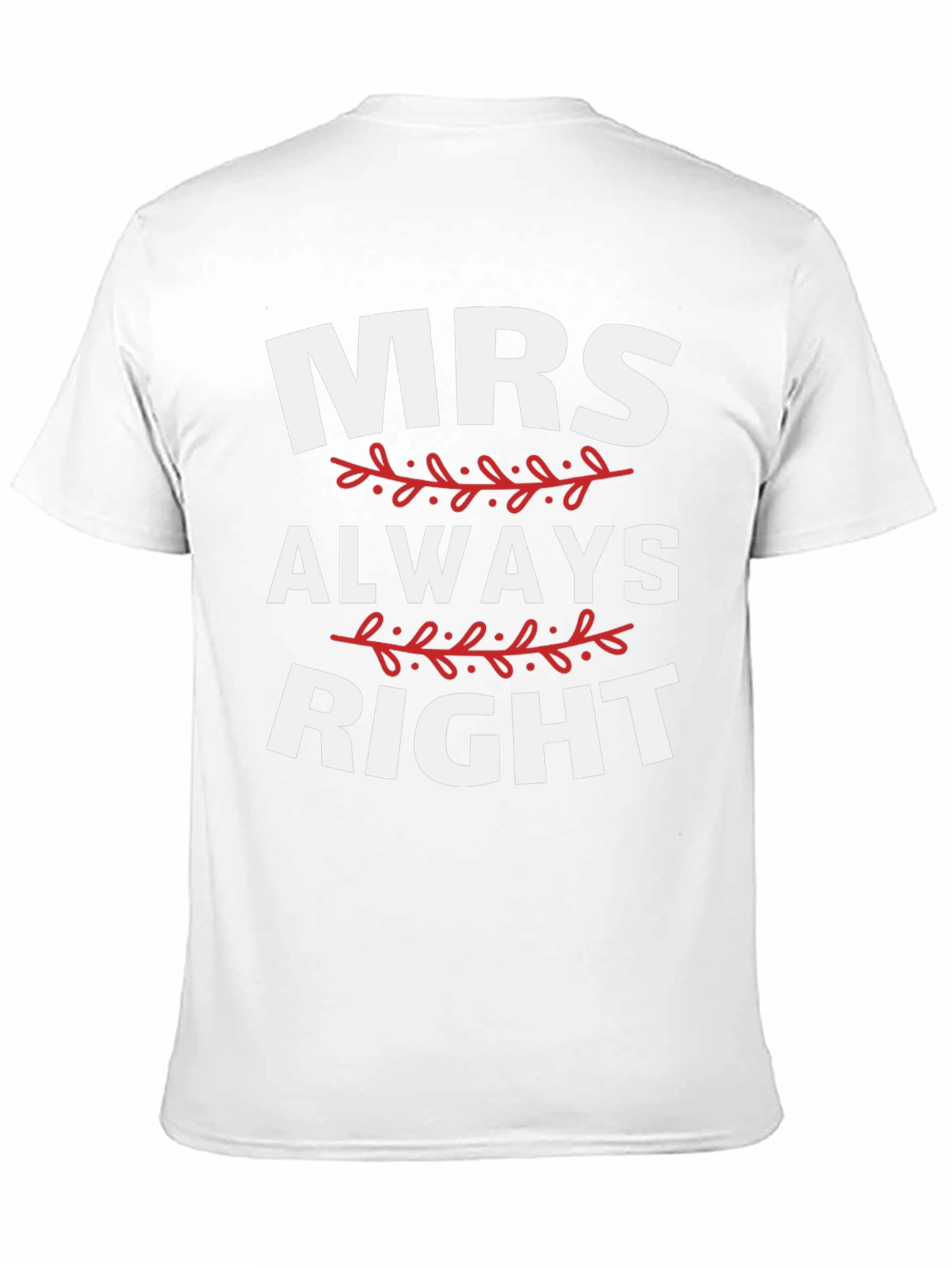 Mrs. Always Right Black Graphic Tee