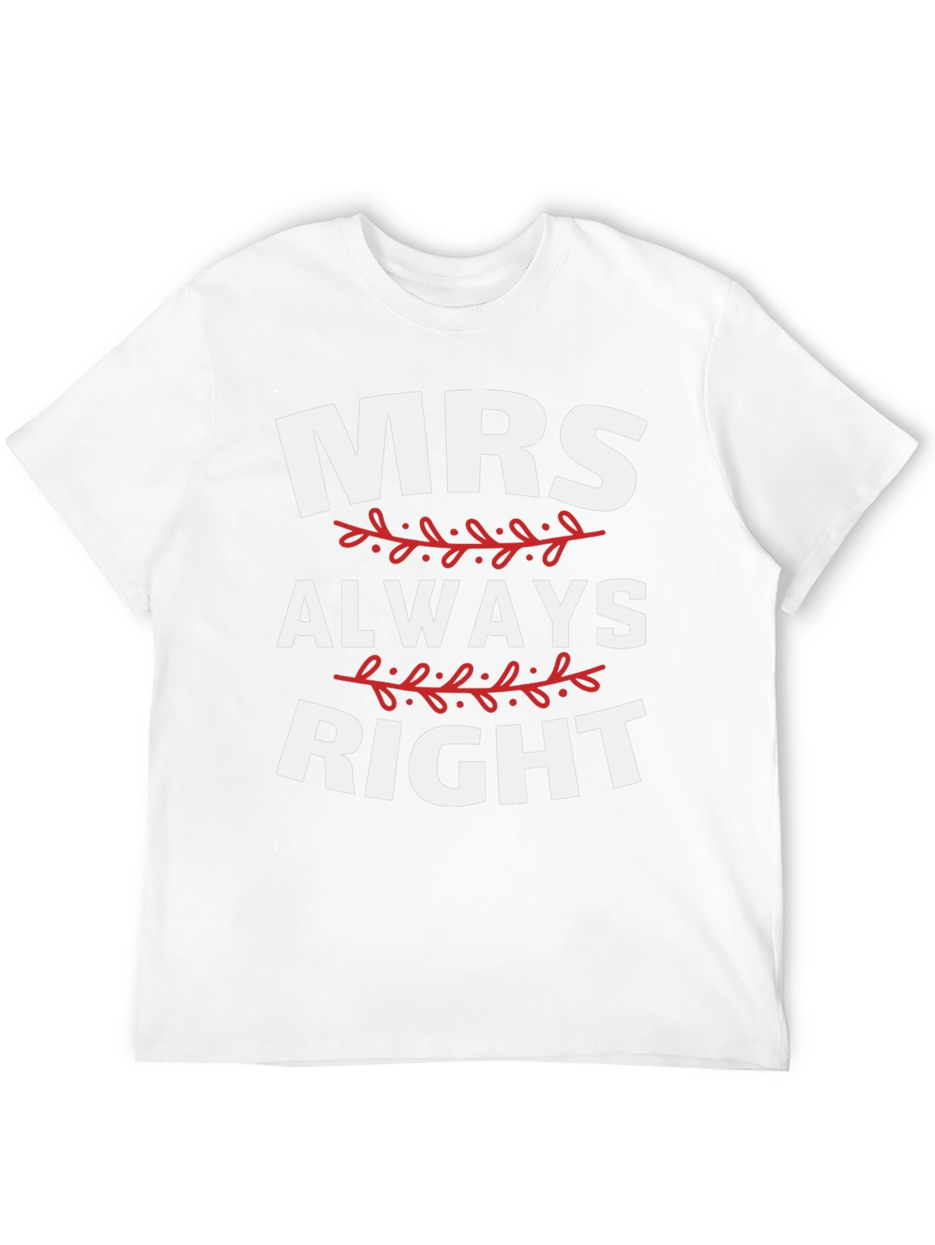Mrs. Always Right Black Graphic Tee