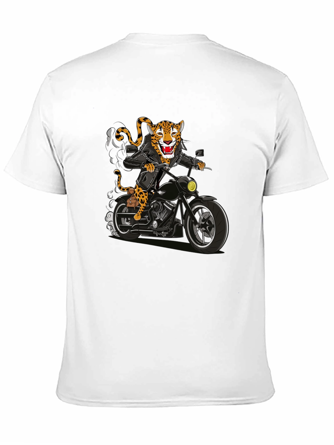 Biker Jaguar Graphic T-Shirt