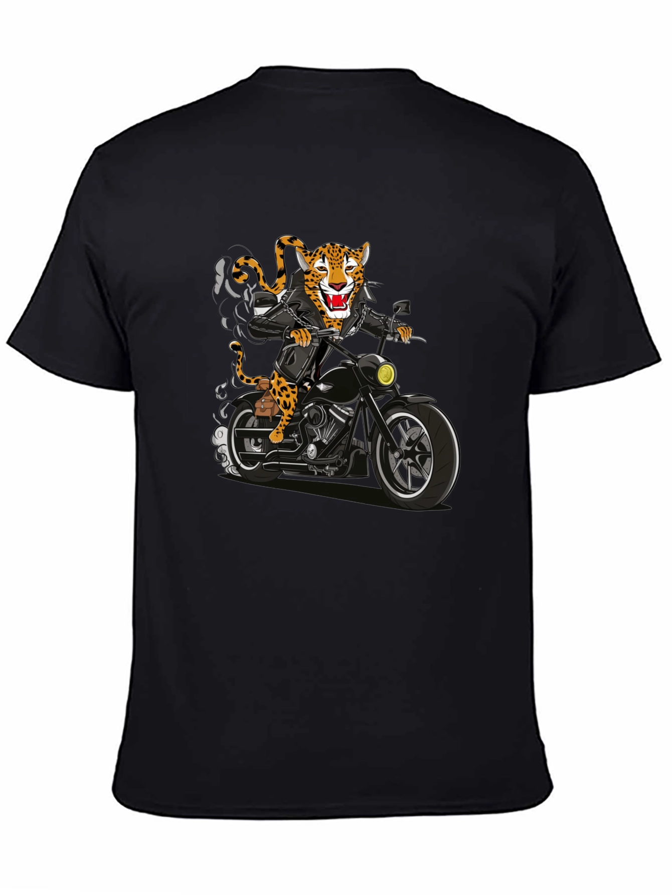 Biker Jaguar Graphic T-Shirt