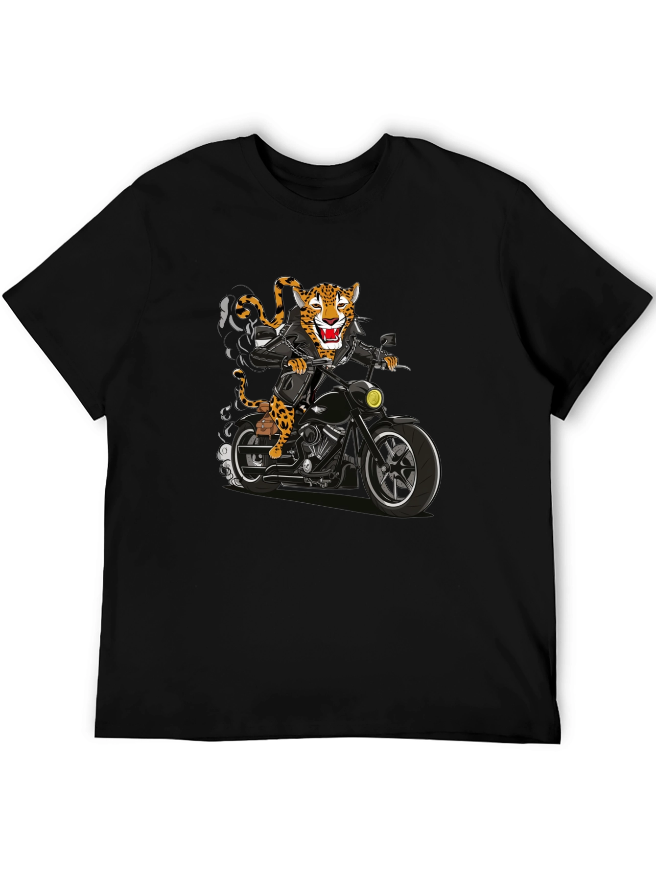 Biker Jaguar Graphic T-Shirt