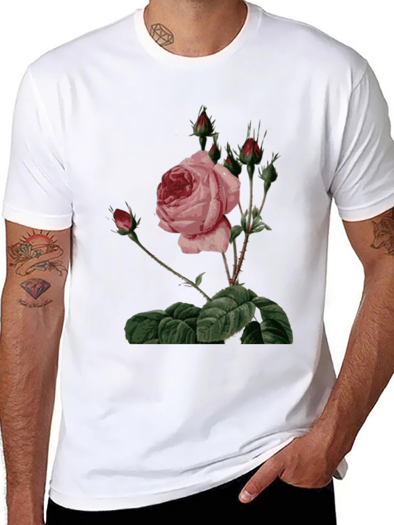 Rose Graphic T-Shirt