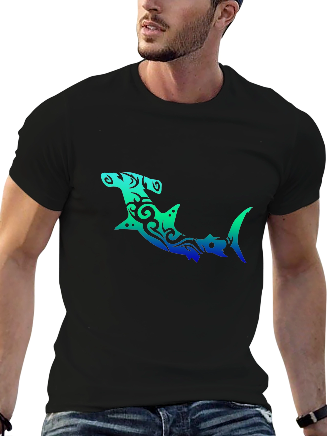 Hammerhead Shark Graphic Tee - Unique Design