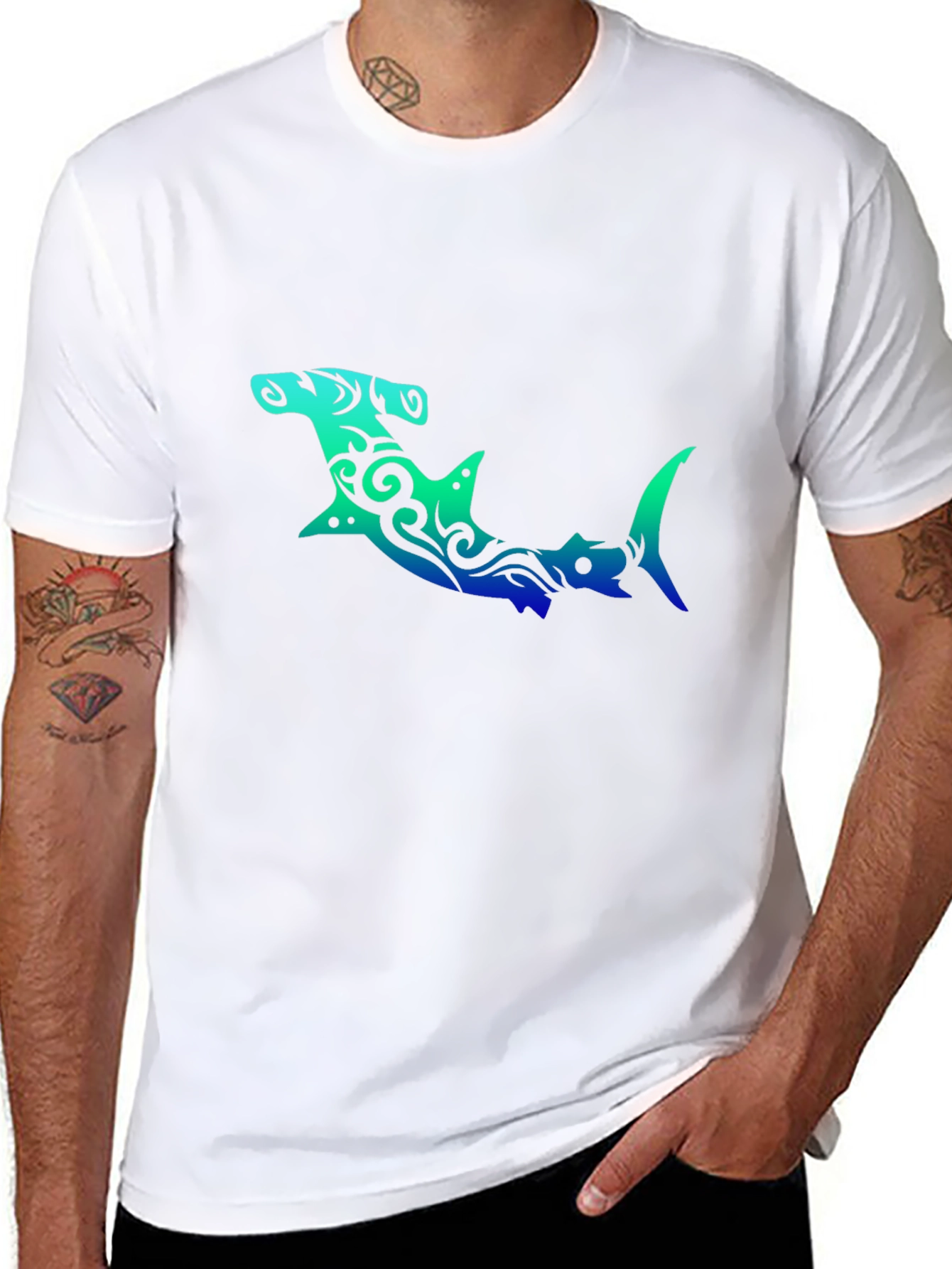 Hammerhead Shark Graphic Tee - Unique Design