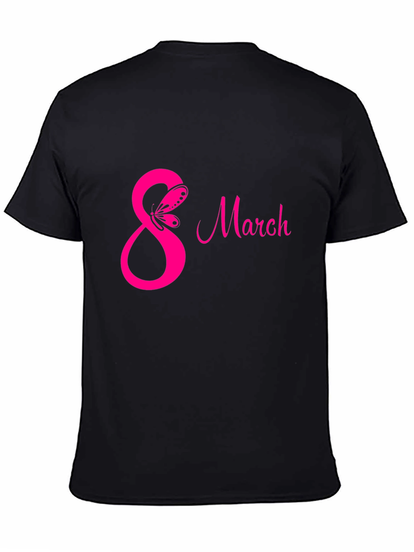 International Womens Day 8 March Black T-Shirt