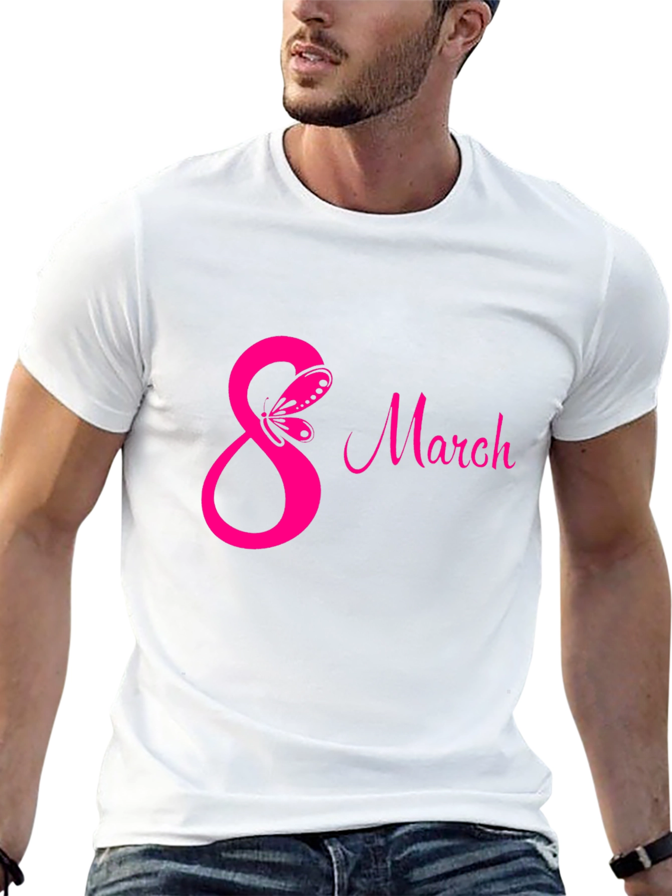 International Womens Day 8 March Black T-Shirt
