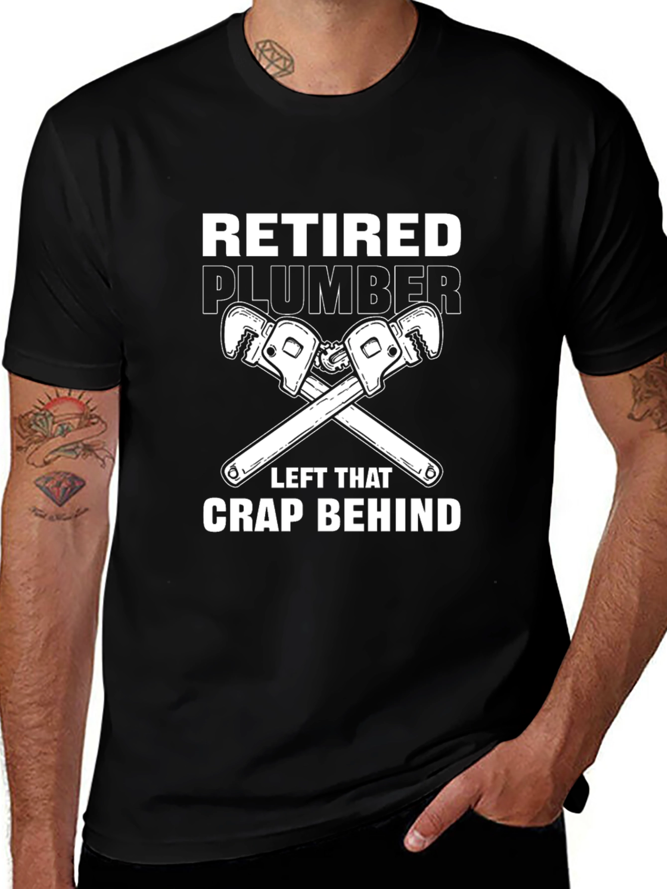 Retired Plumber T-Shirt - Funny Retirement Gift