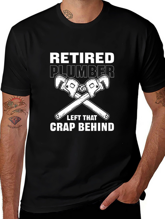 Retired Plumber T-Shirt - Funny Retirement Gift