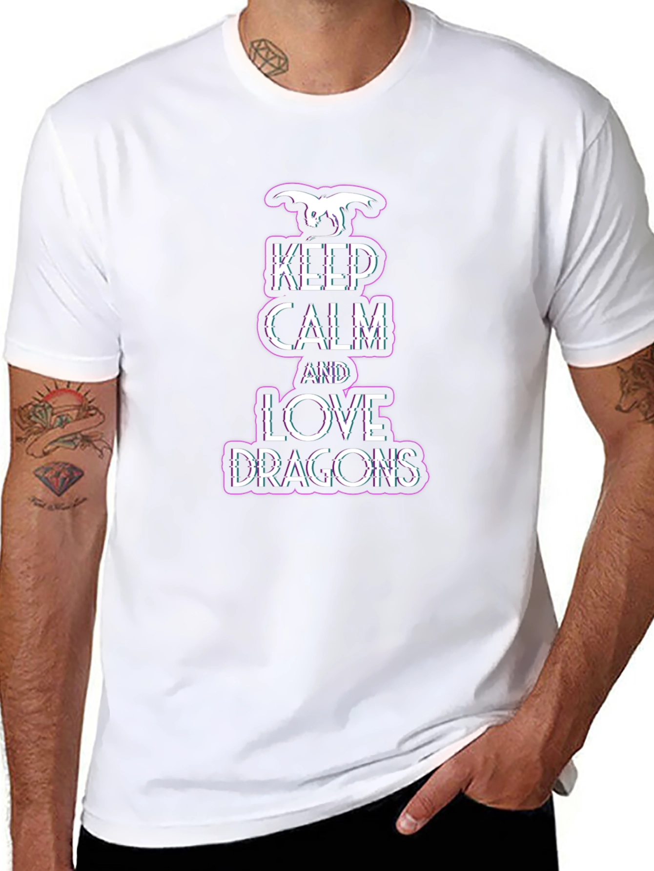 Keep Calm and Love Dragons T-Shirt