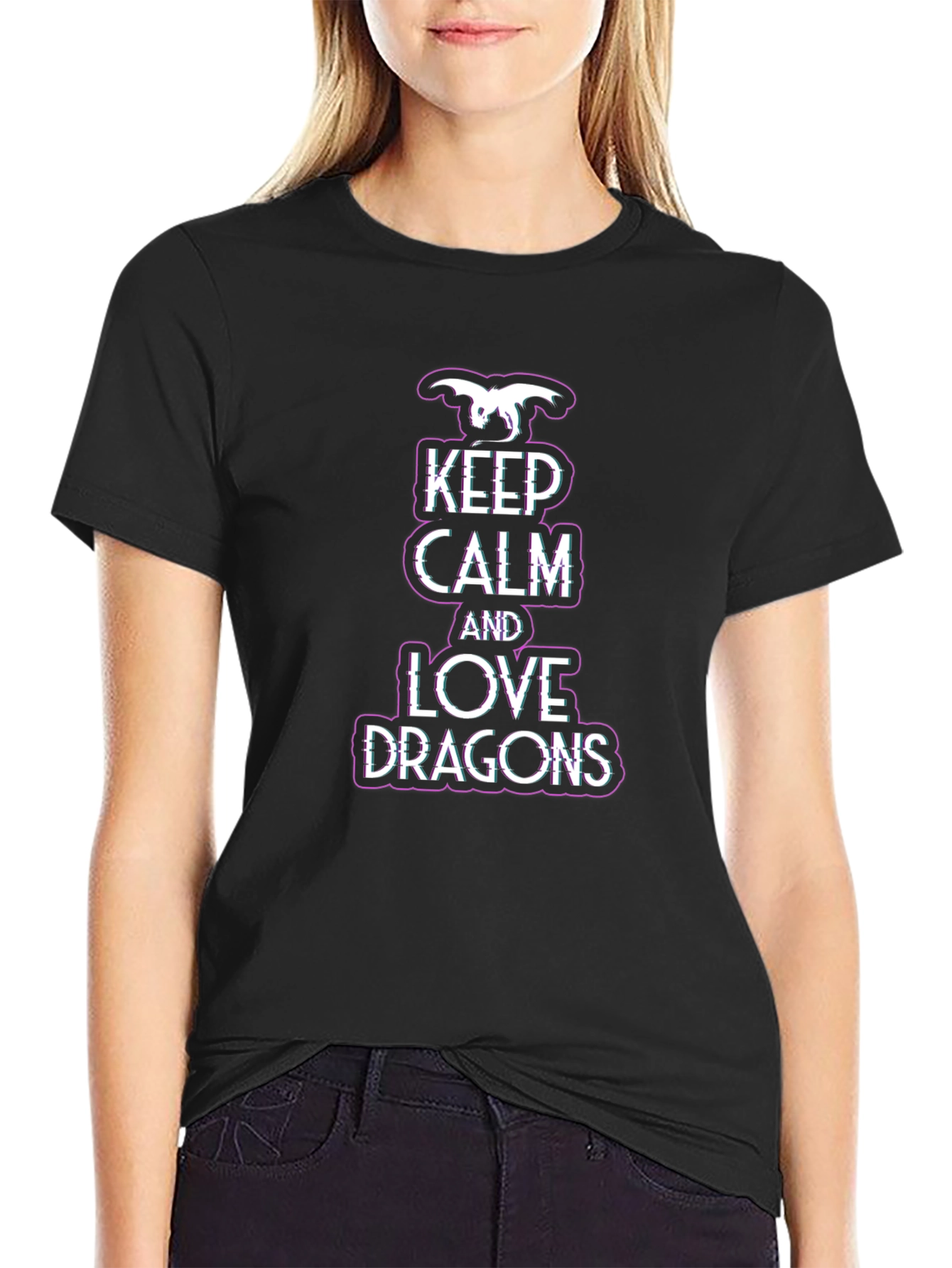Keep Calm and Love Dragons T-Shirt