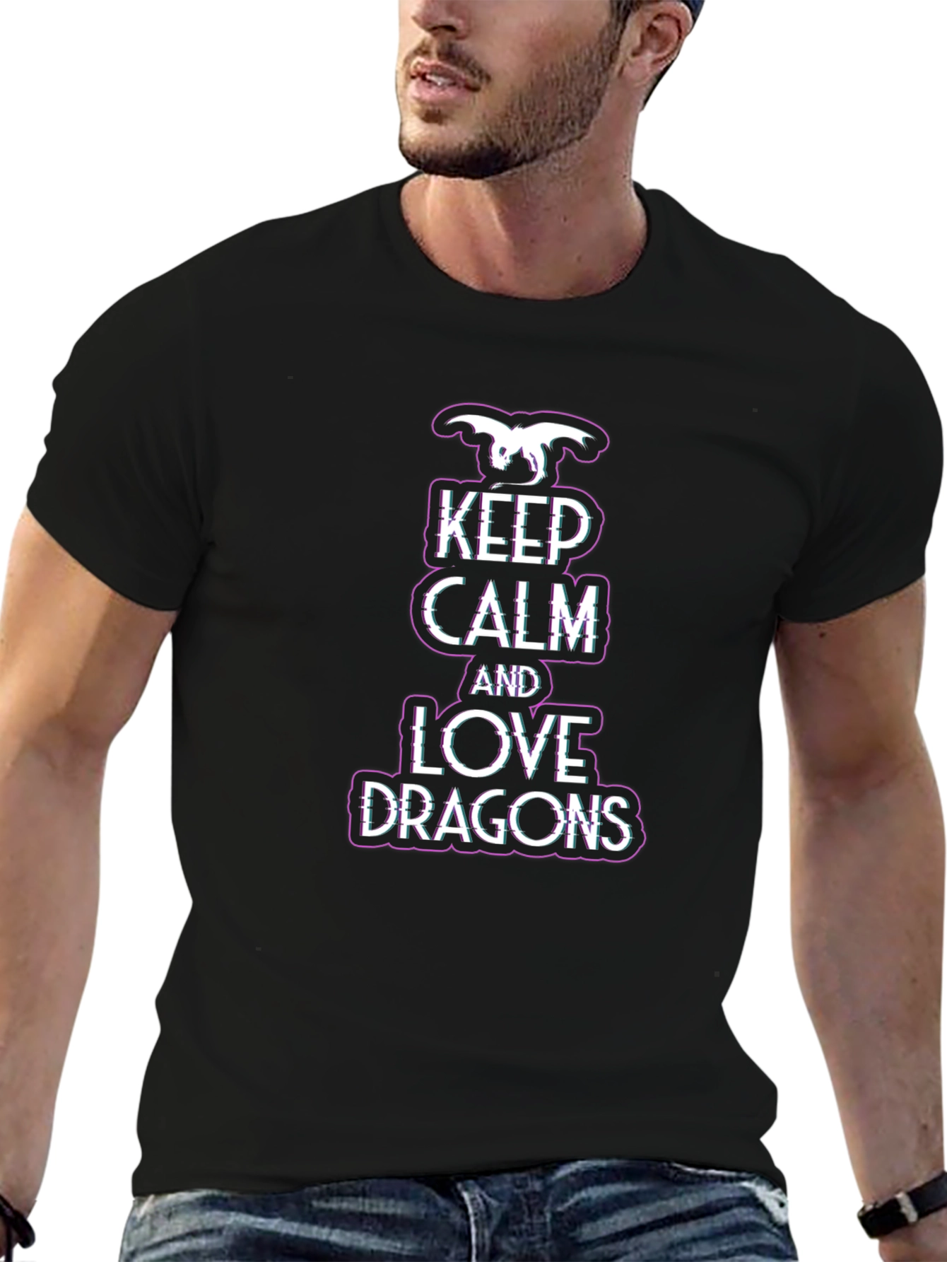 Keep Calm and Love Dragons T-Shirt