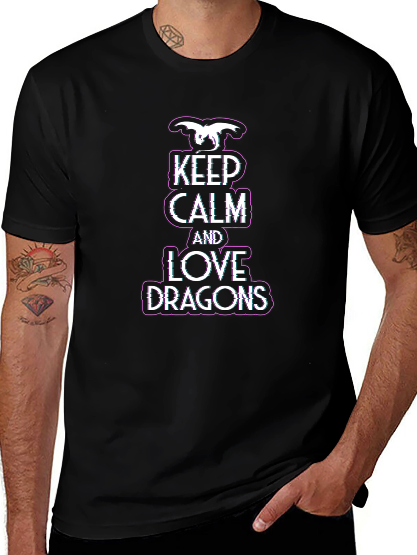 Keep Calm and Love Dragons T-Shirt