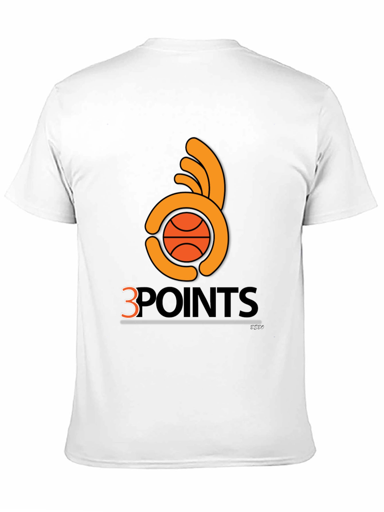 3 Points Basketball T-Shirt - Graphic Tee