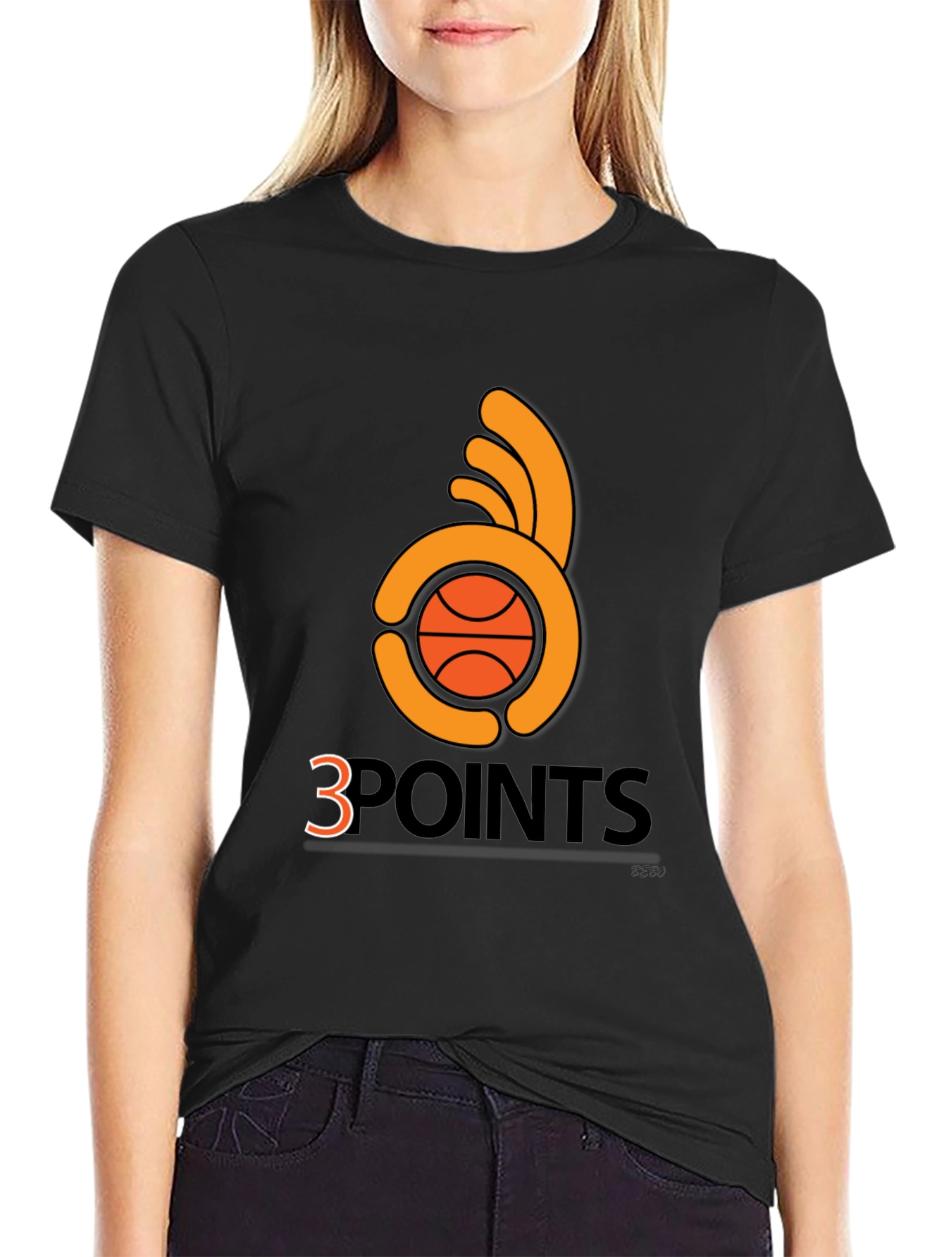 3 Points Basketball T-Shirt - Graphic Tee