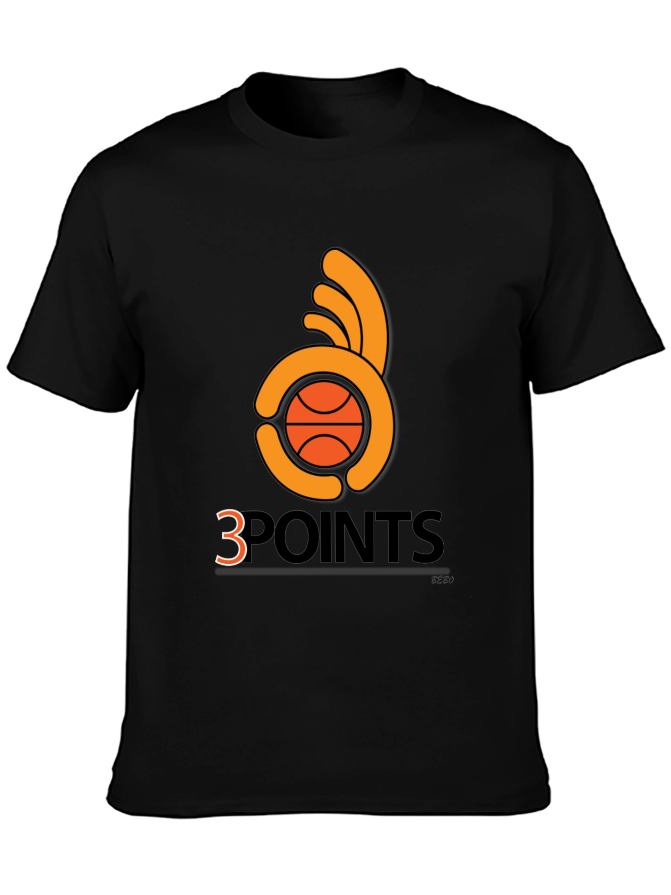 3 Points Basketball T-Shirt - Graphic Tee