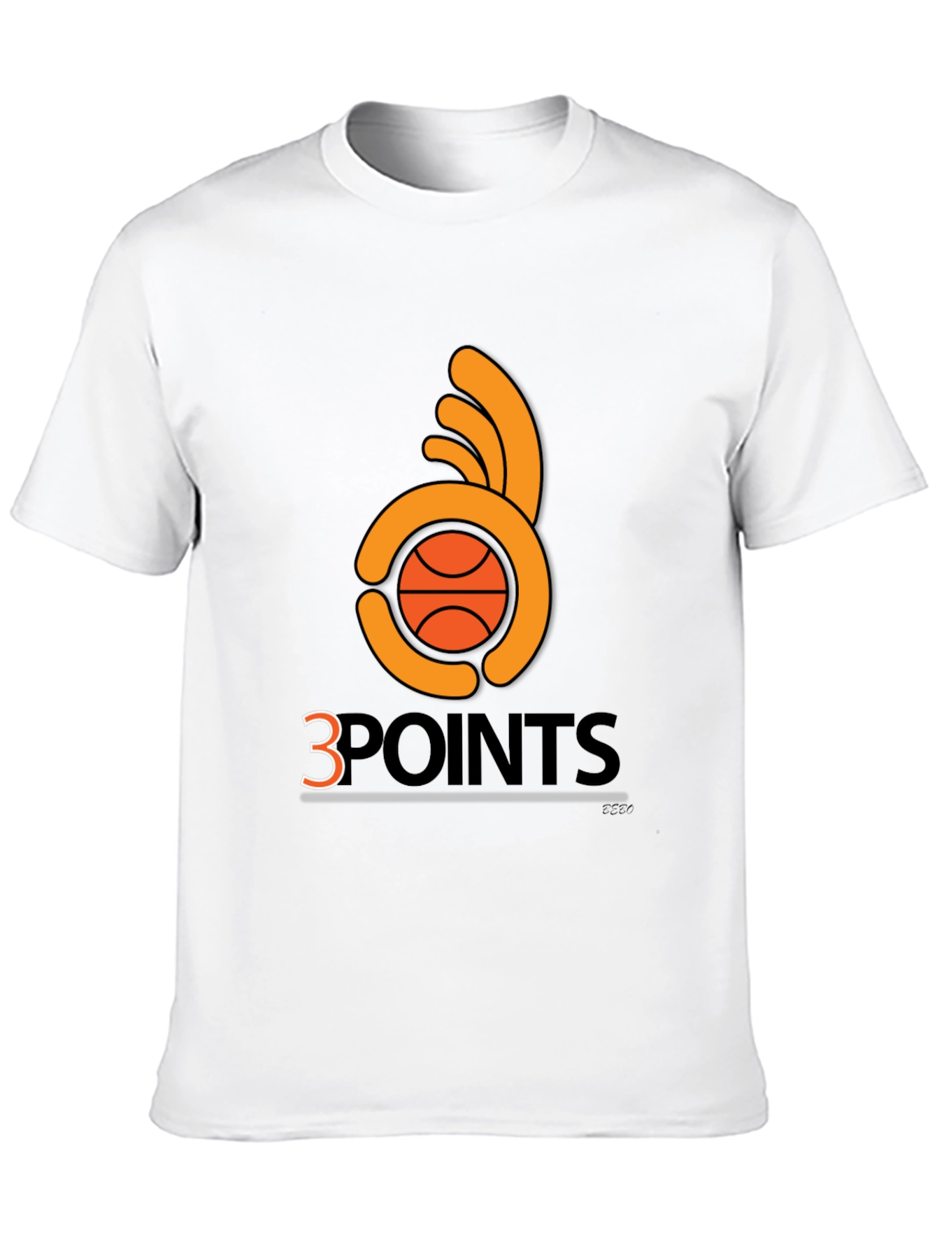 3 Points Basketball T-Shirt - Graphic Tee