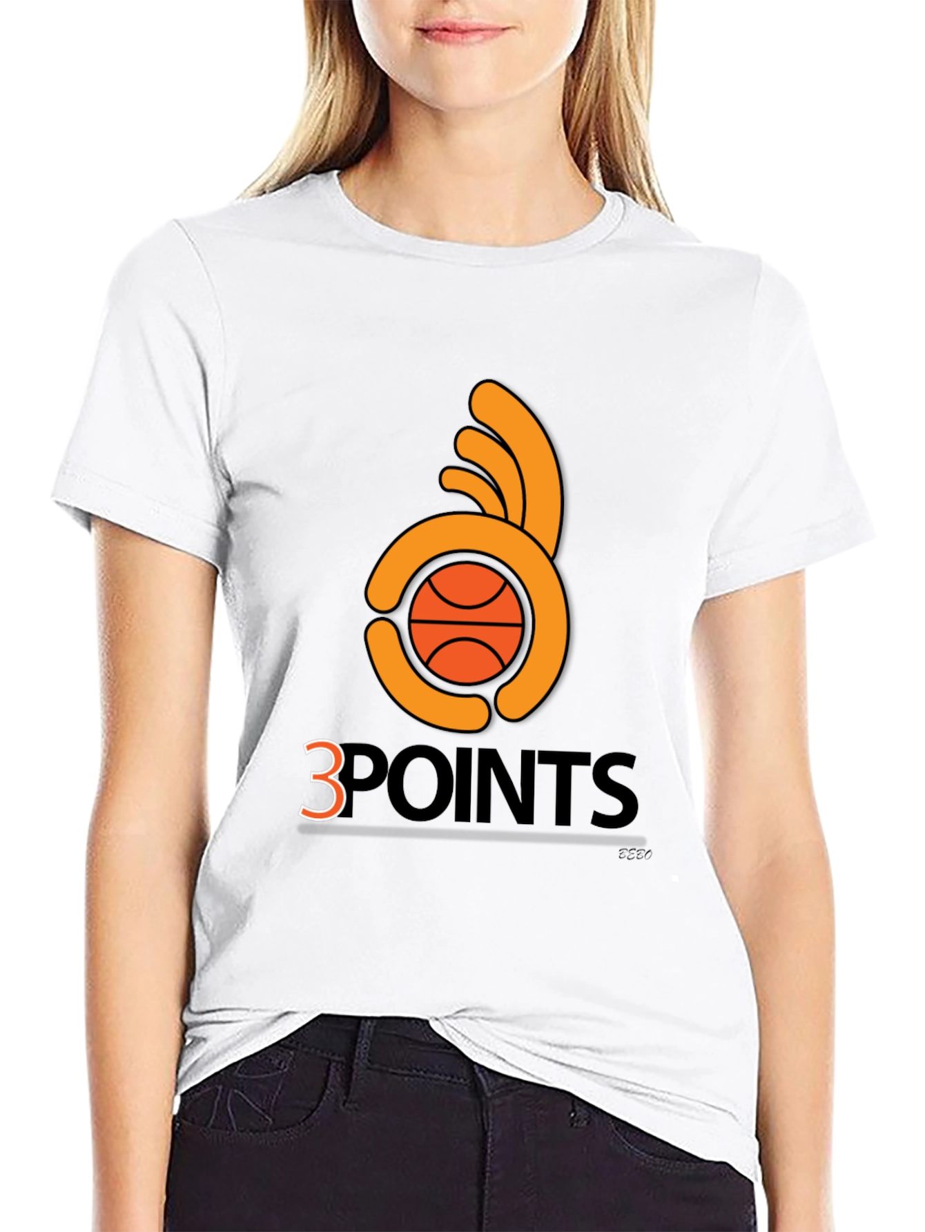 3 Points Basketball T-Shirt - Graphic Tee