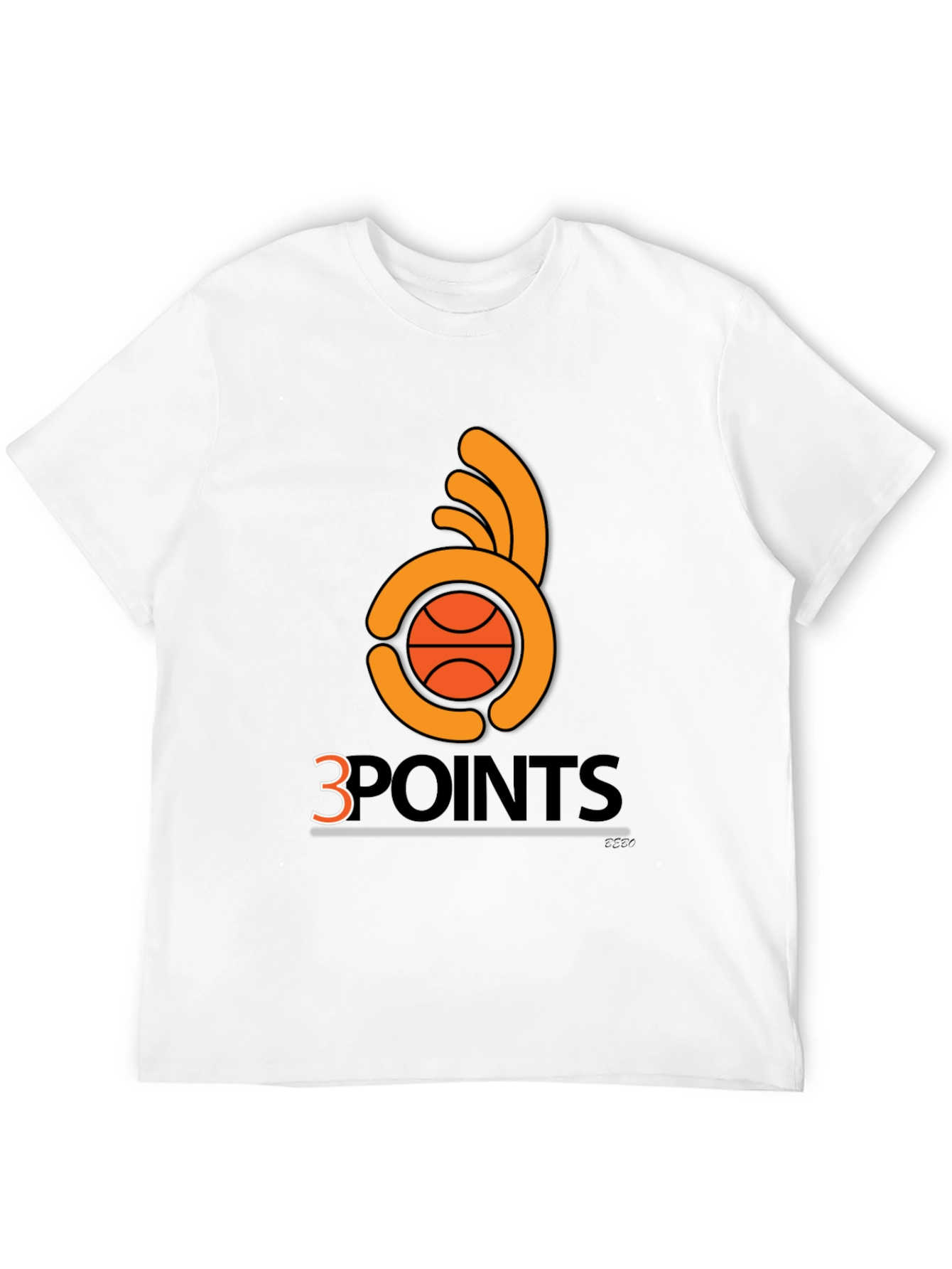 3 Points Basketball T-Shirt - Graphic Tee