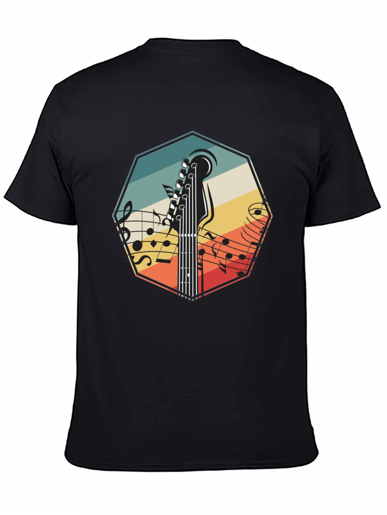 Retro Guitar Music T-Shirt